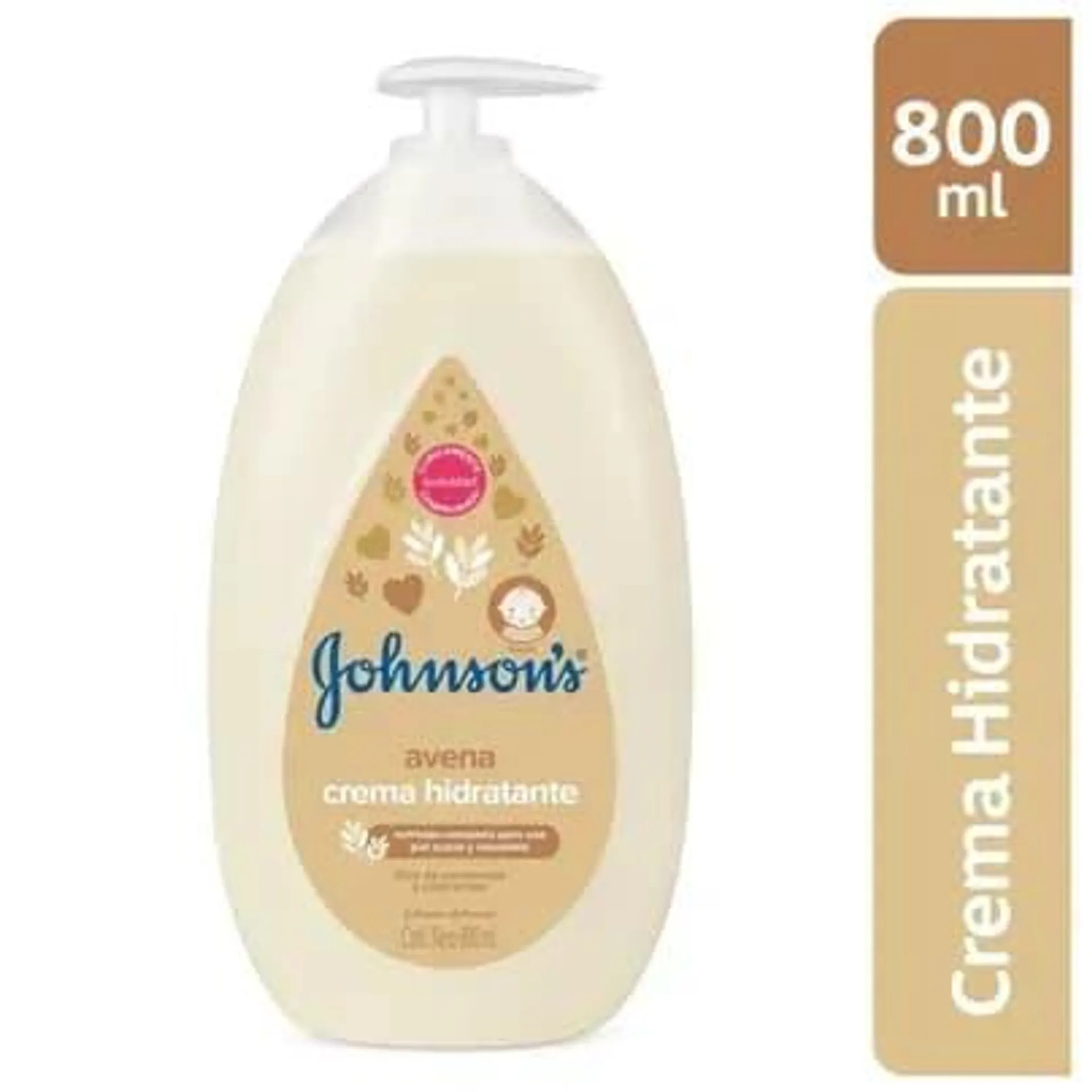 Crema líquida Johnson's Avena x 800ml