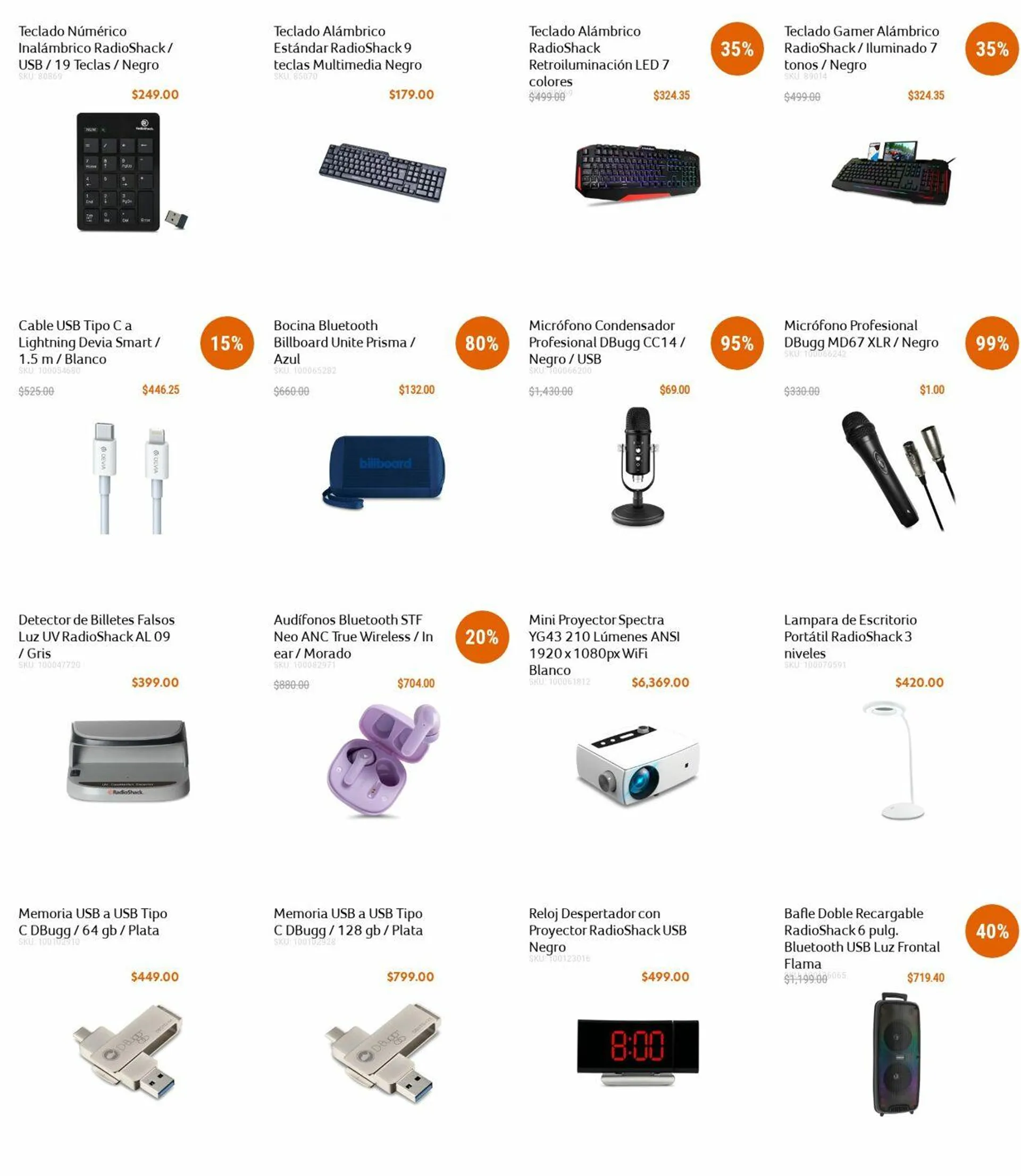 Catálogo de Radio Shack Oferta actual 28 de agosto al 12 de septiembre 2024 - Pagina 4