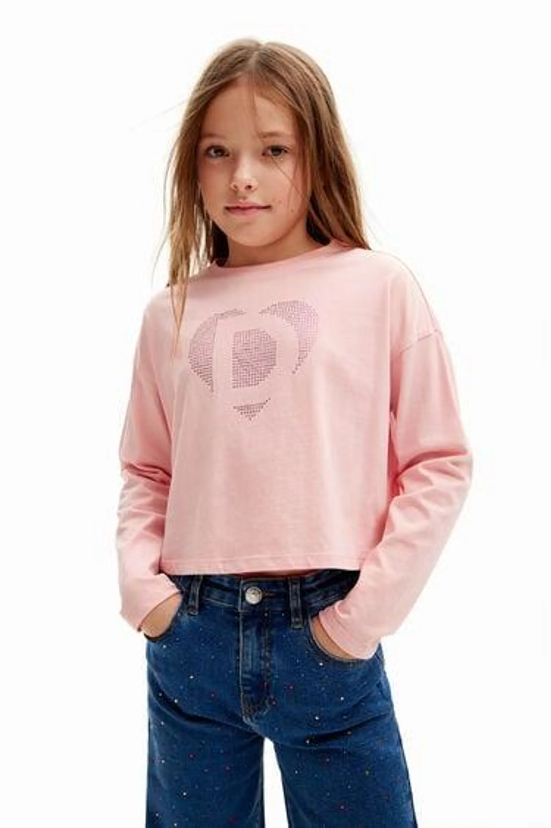 Camiseta corazón Desigual