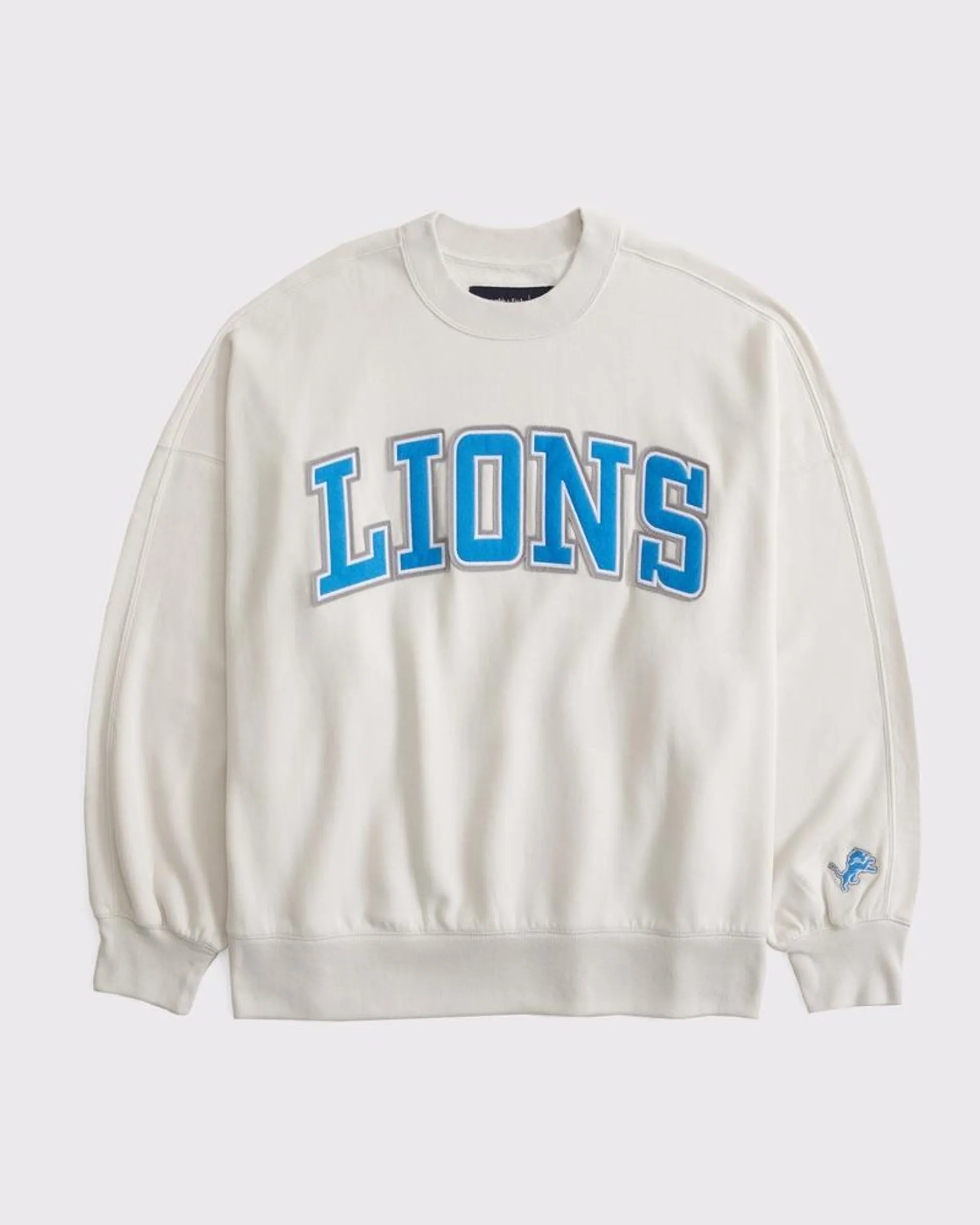 Detroit Lions Graphic Oversized Sunday Crew