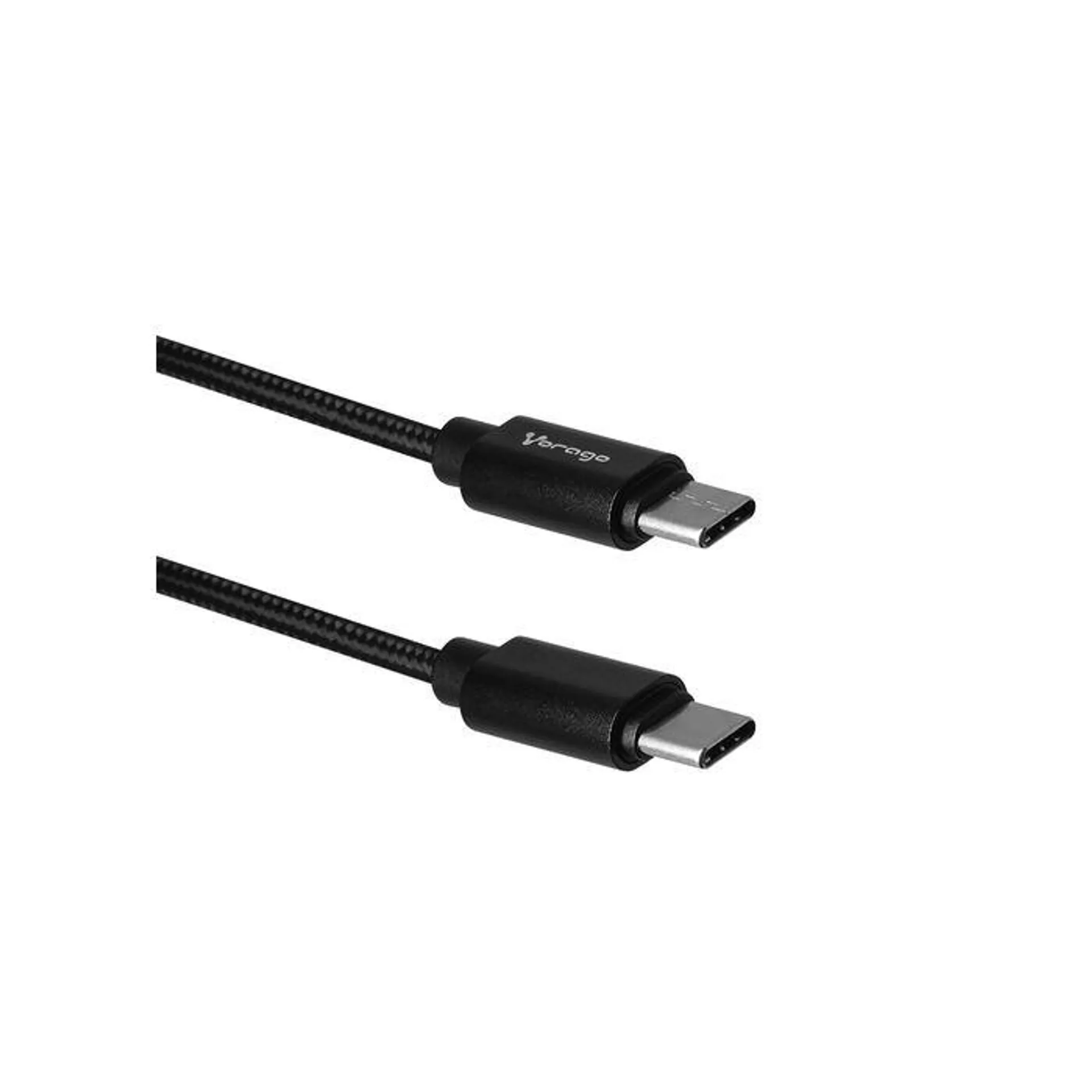 Cable Usb Vorago Usb-C Macho - Usb-C Macho 1M Negro Cab-124-Bk