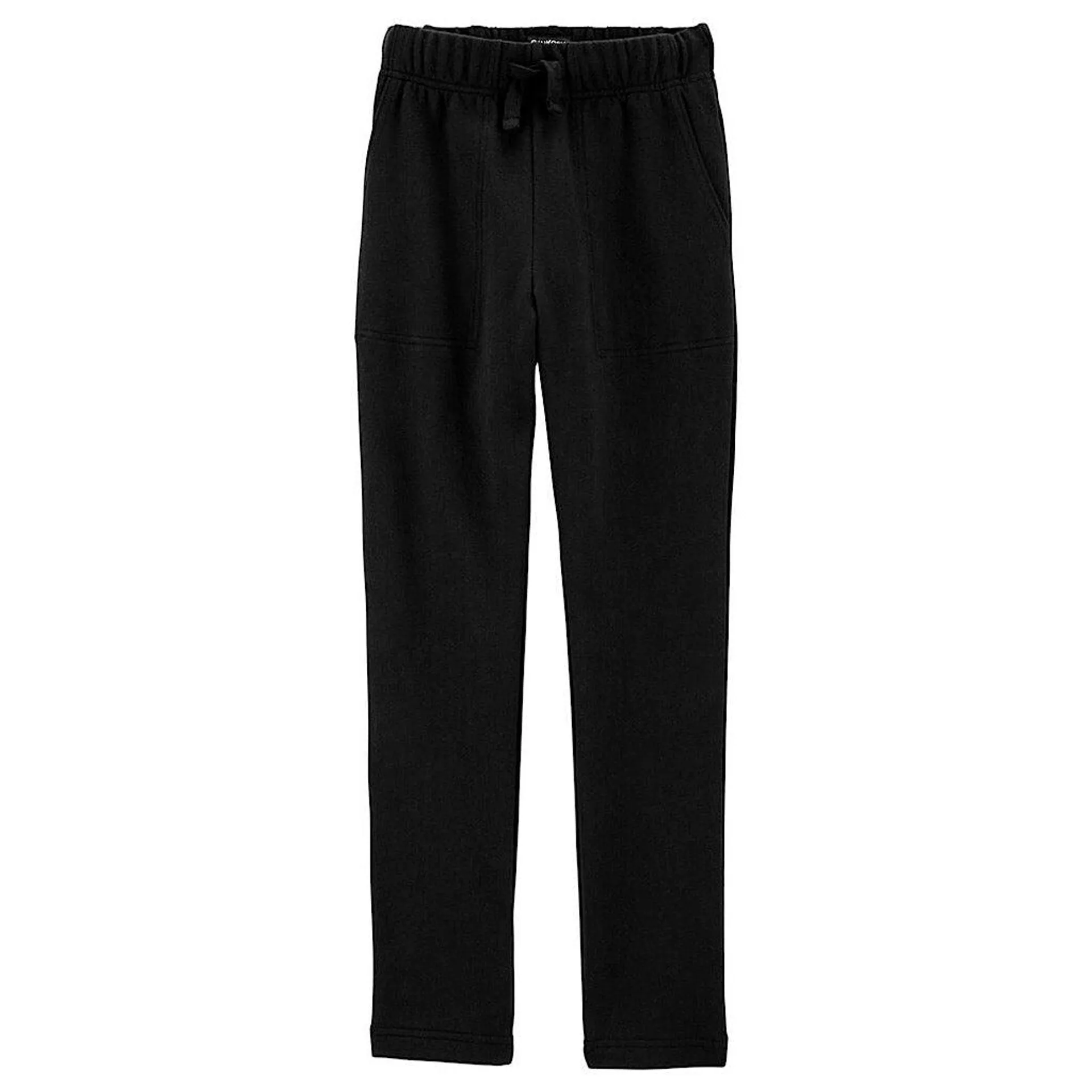 Pants Oshkosh negro de felpa unisex