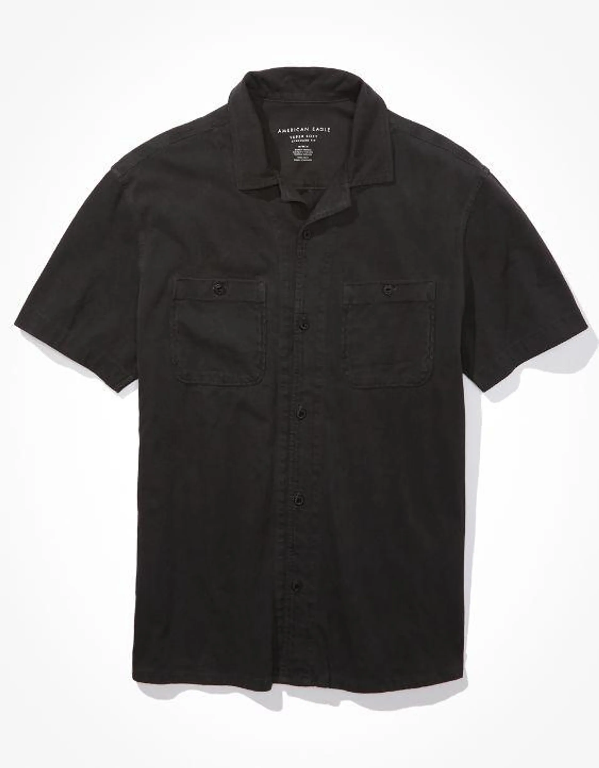 AE Camisa con Botones para la Piscina