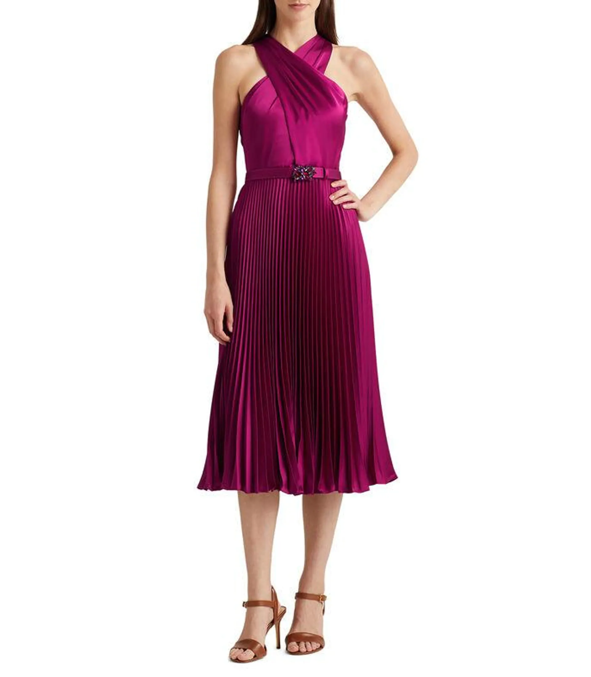 Vestido de fiesta Midi Mujer