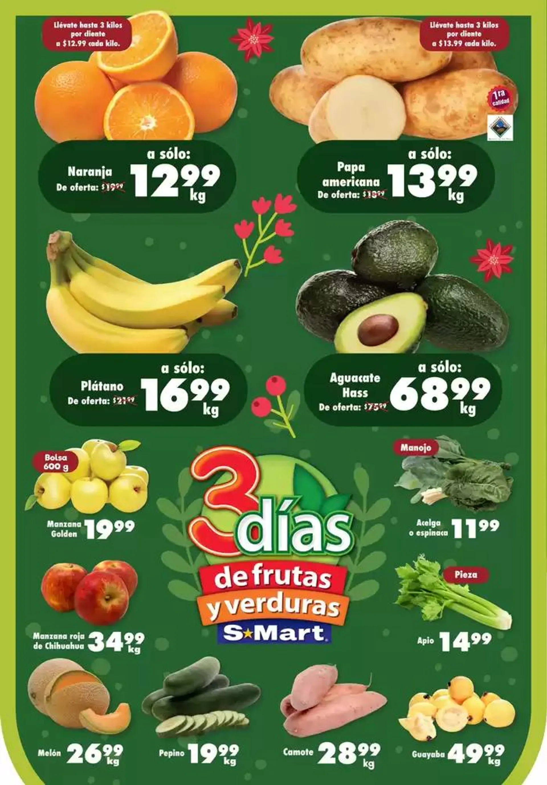 3 días de frutas y verduras - 1