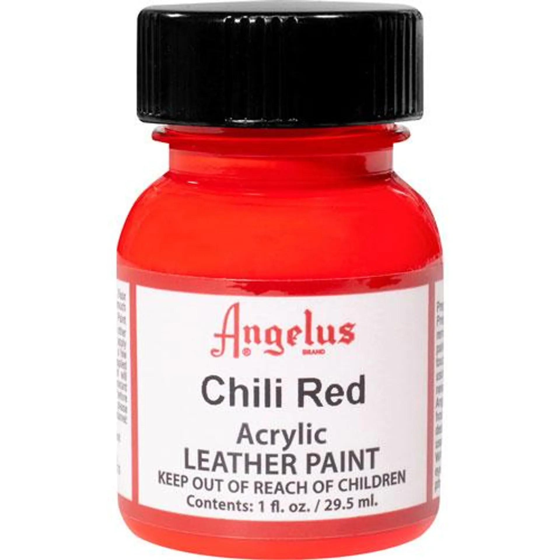 Pintura para cuero Angelus 29.5ml 1Oz rojo Chile