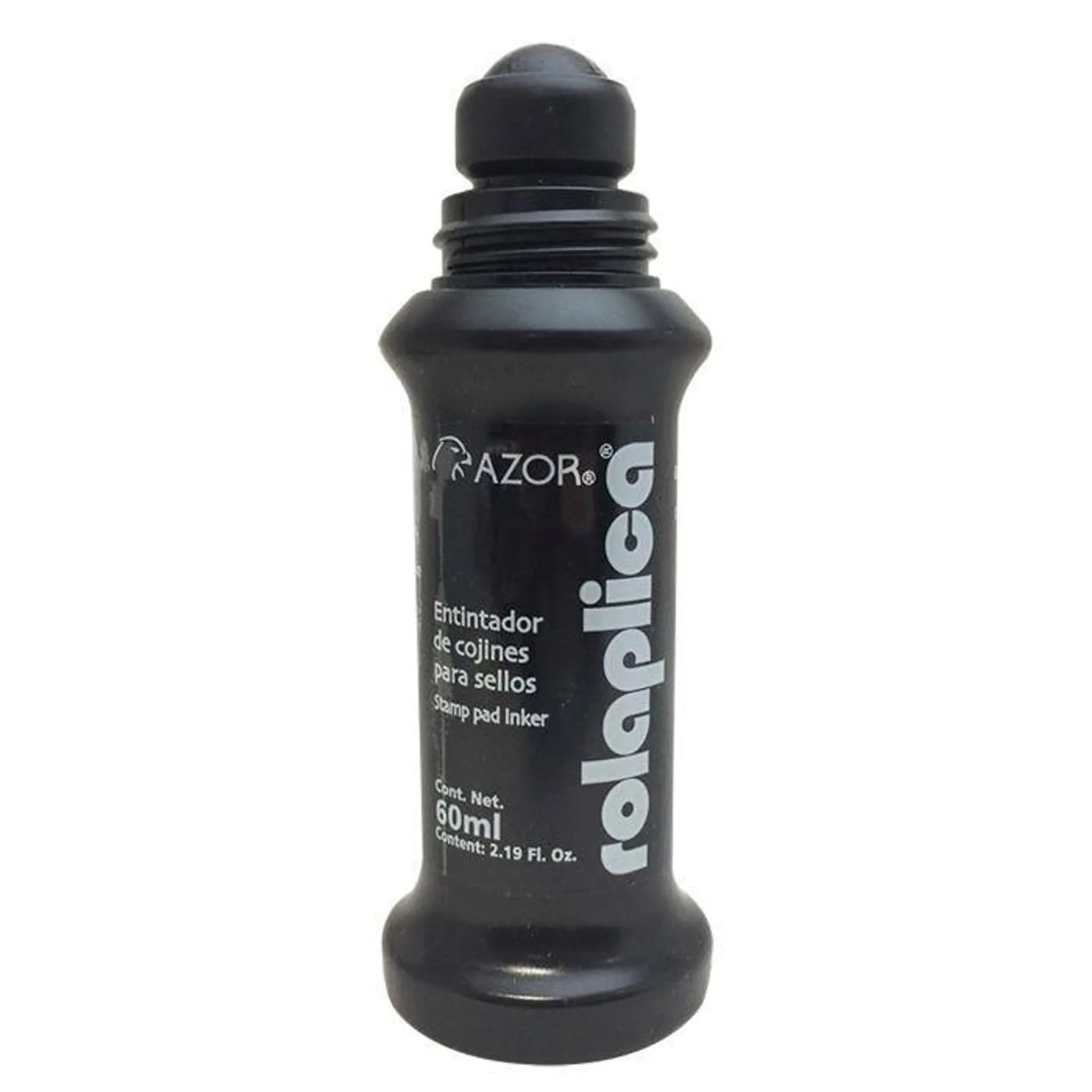 Tinta para Sellos Azor Rolaplica 60 ml.