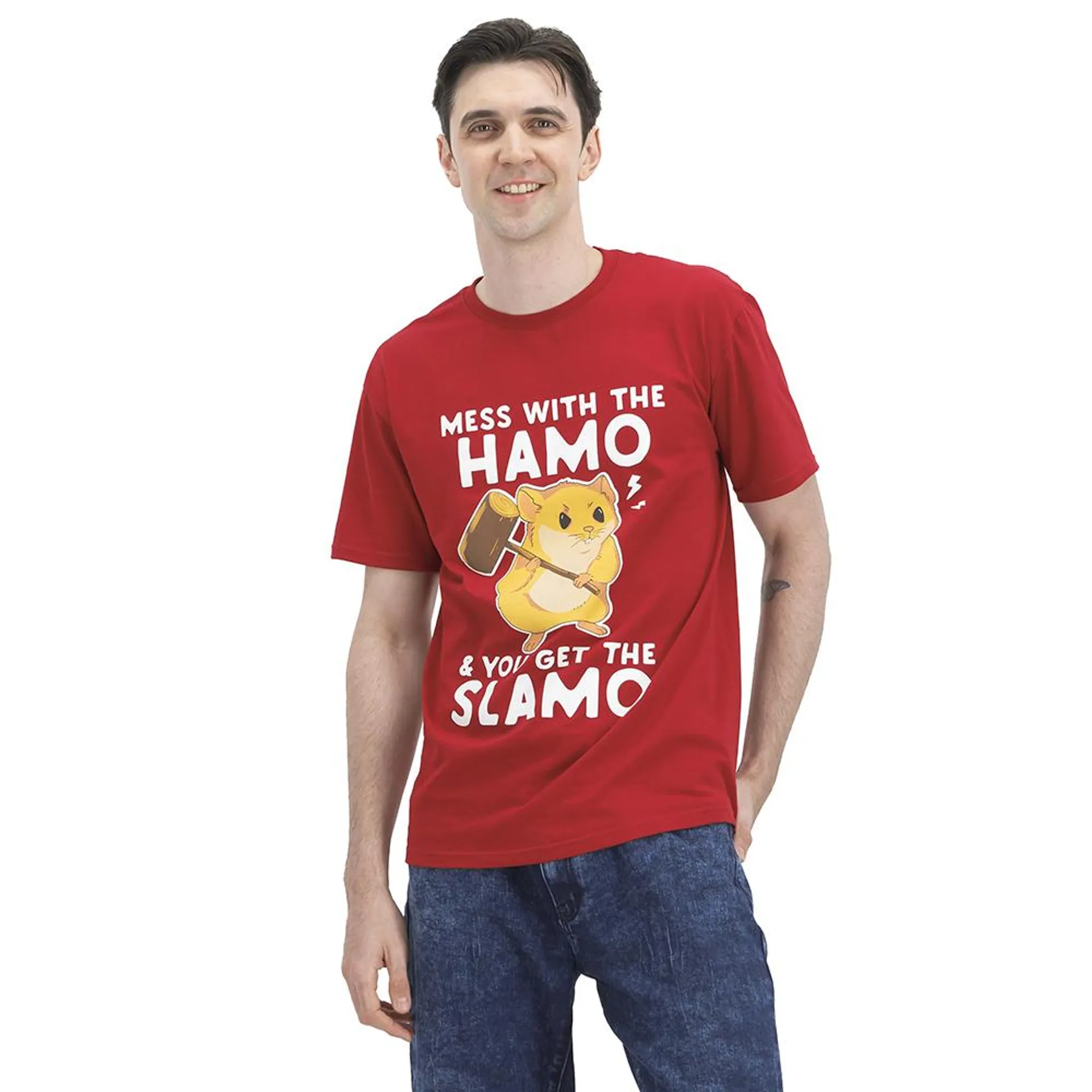 Playera Hummo Hombre Estampado Hámster