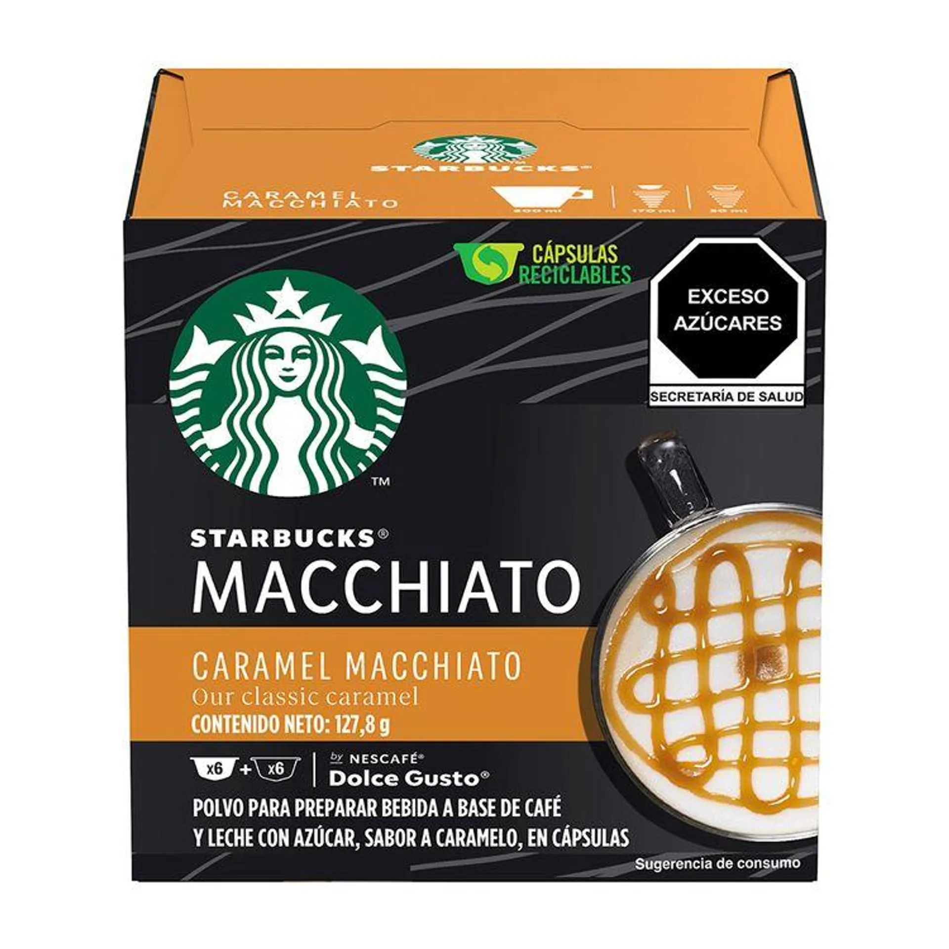 Cápsula Nescafé Starbucks Caramel Macchi - 1 pieza