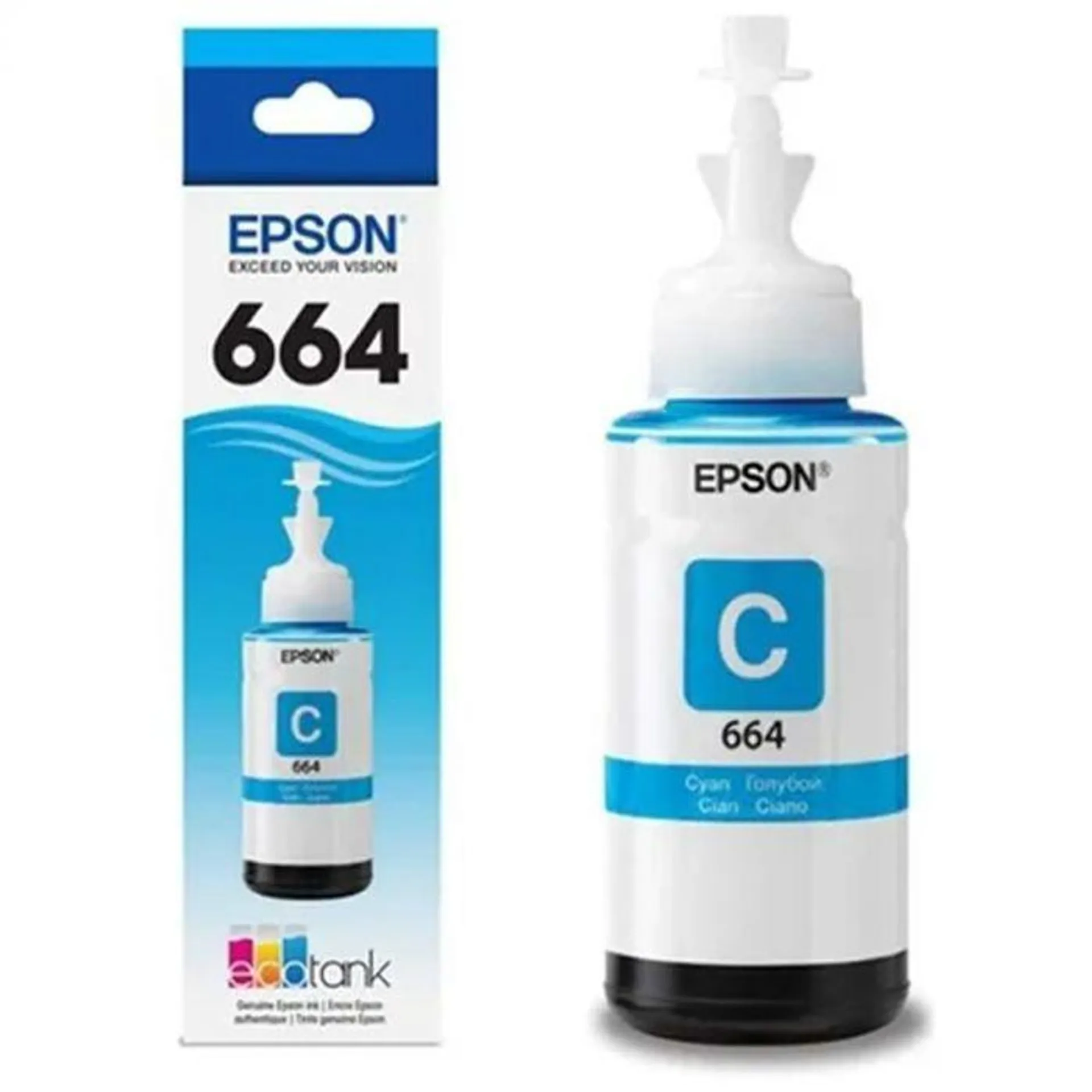 Botella Tinta Cyan Epson T664220 P/L310/L380/L395/L575/