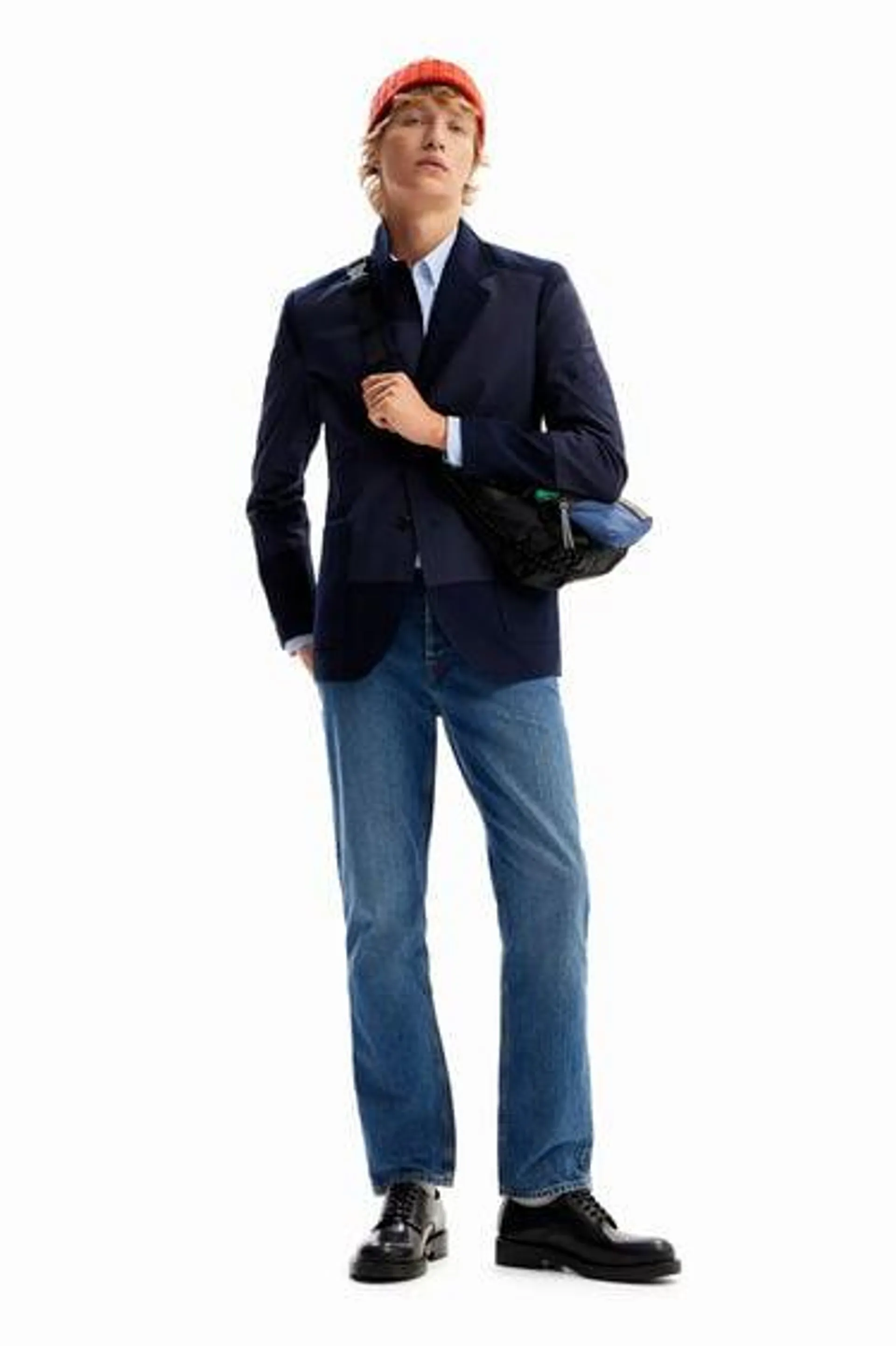 Blazer híbrida bolsillos