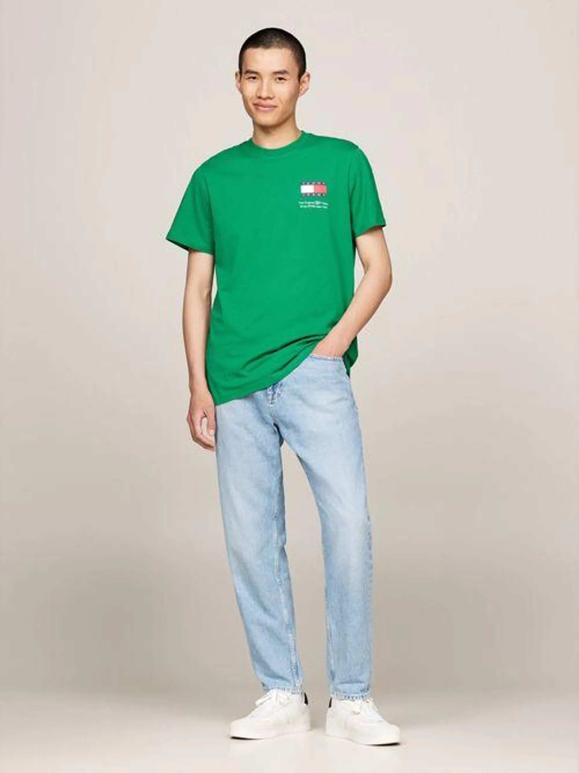 Playera Essential de corte slim con logo de hombre Tommy Jeans