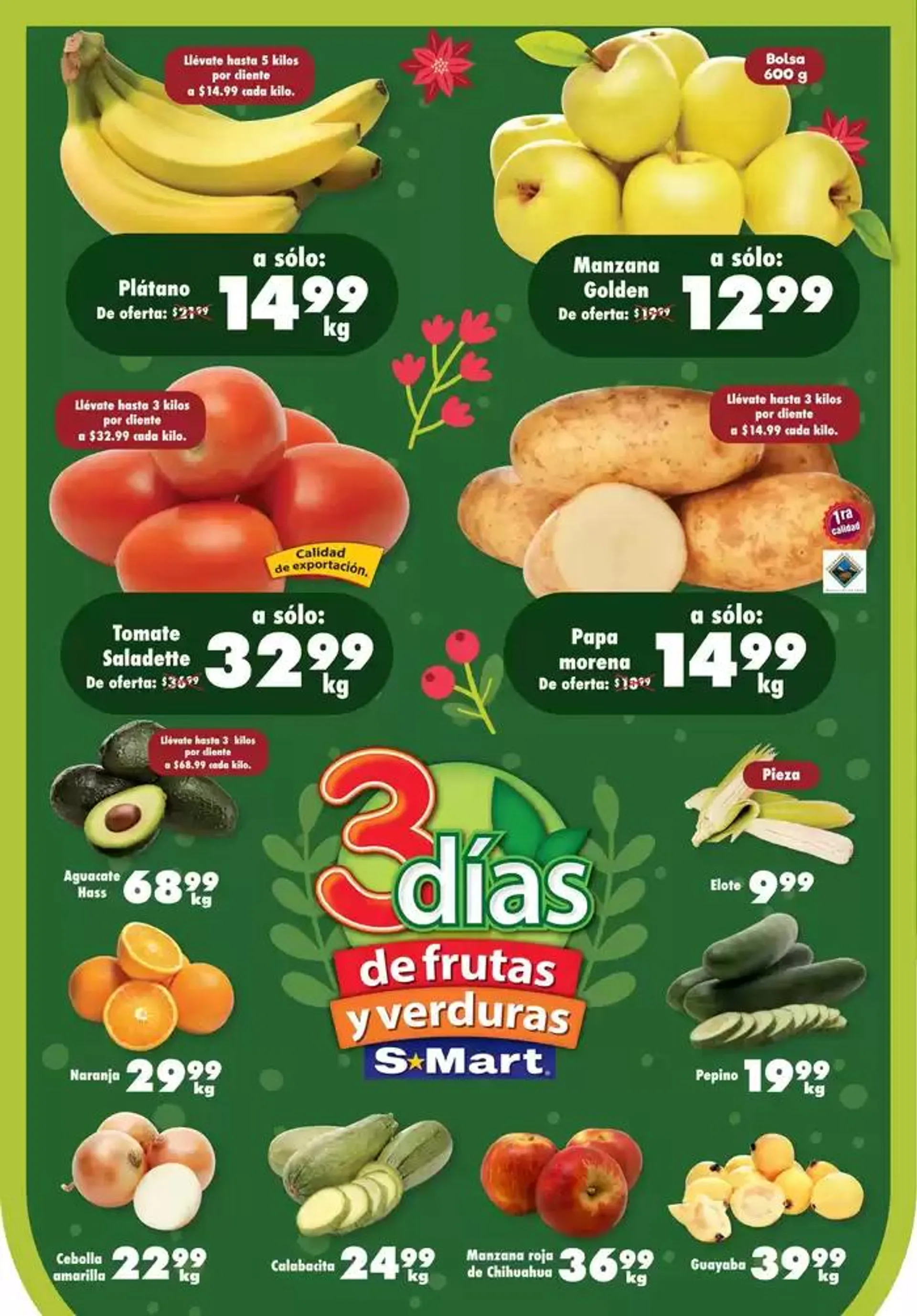 3 días de frutas y verduras - 1