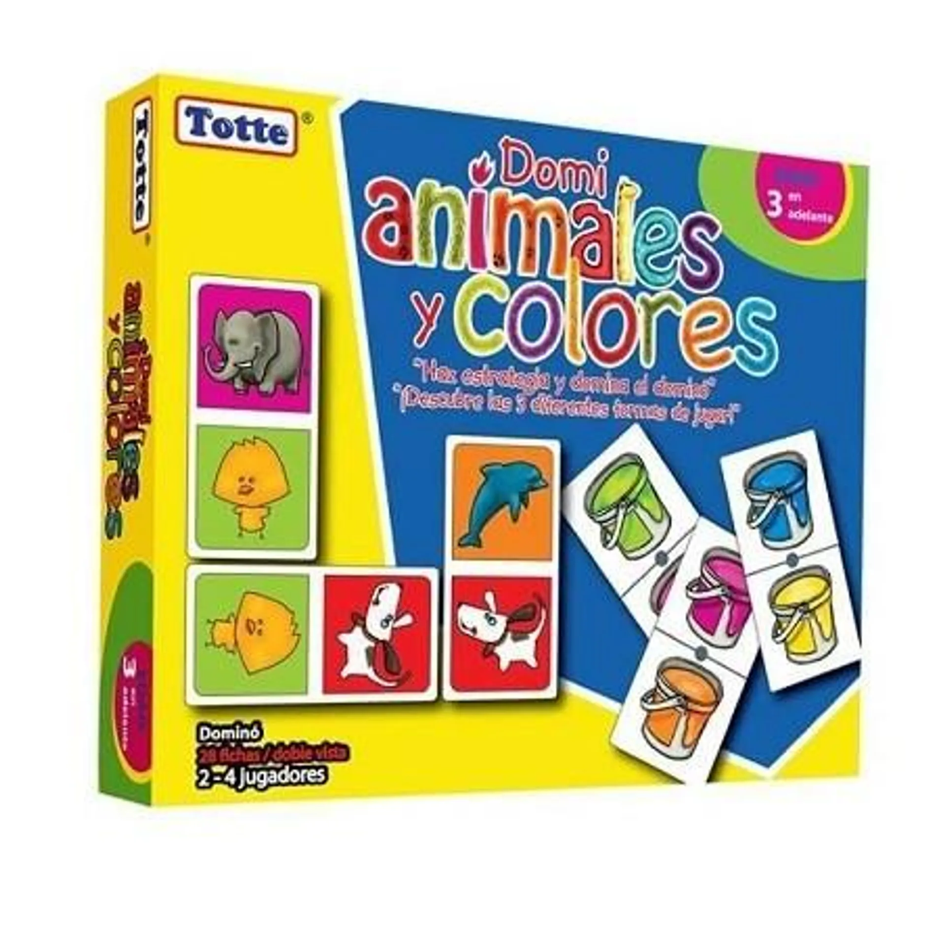 Domino animales y colores