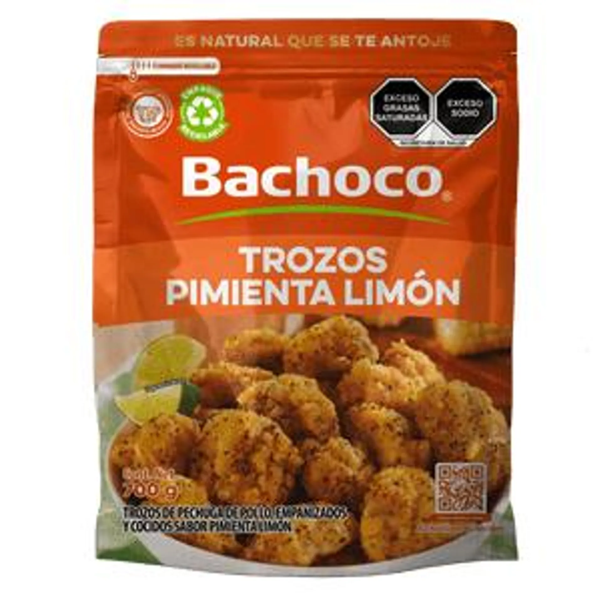 TROZOS DE PECHUGA PIMIENTA LIMON BACHOCO 700 GR.