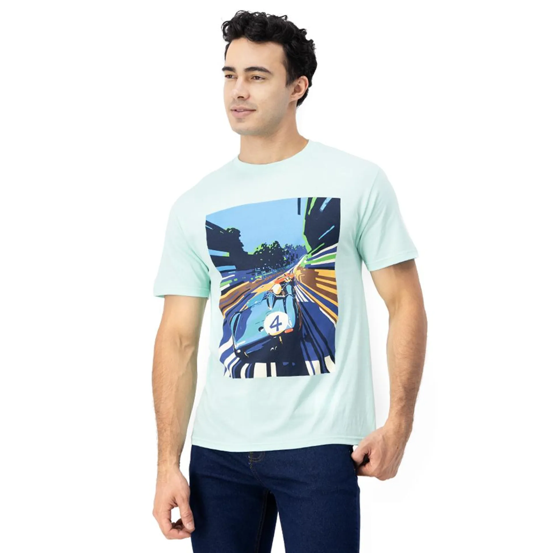 Playera Hummo Hombre Estampado Carrera