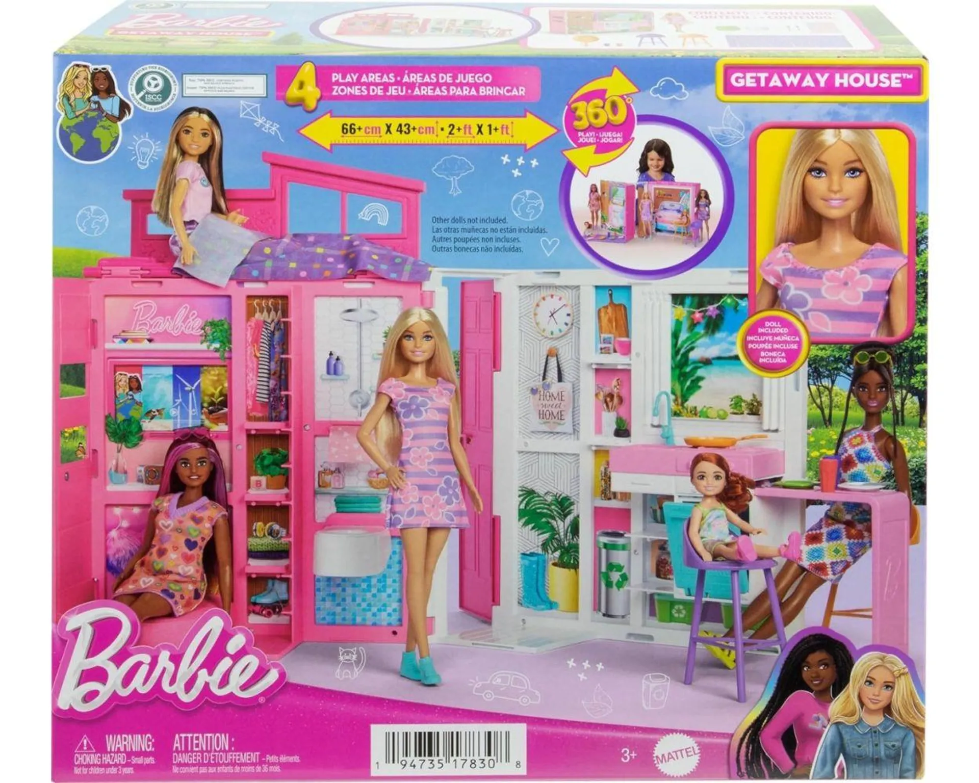 Barbie Casa de Muñecas Glam con Muñeca