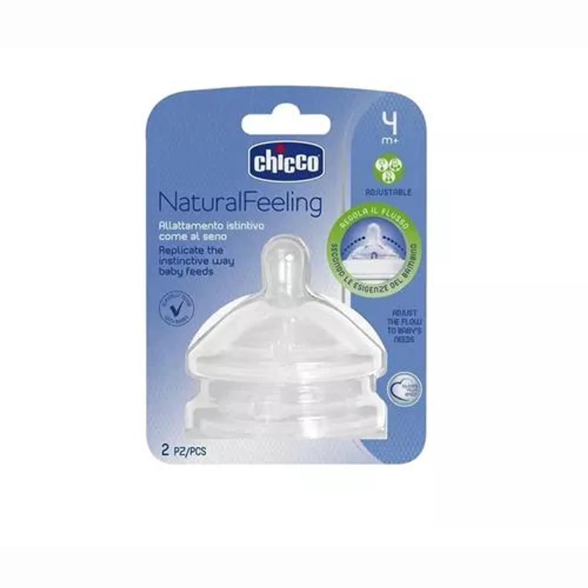 Chicco Tetina Natural Feeling Flujo Regulable 4