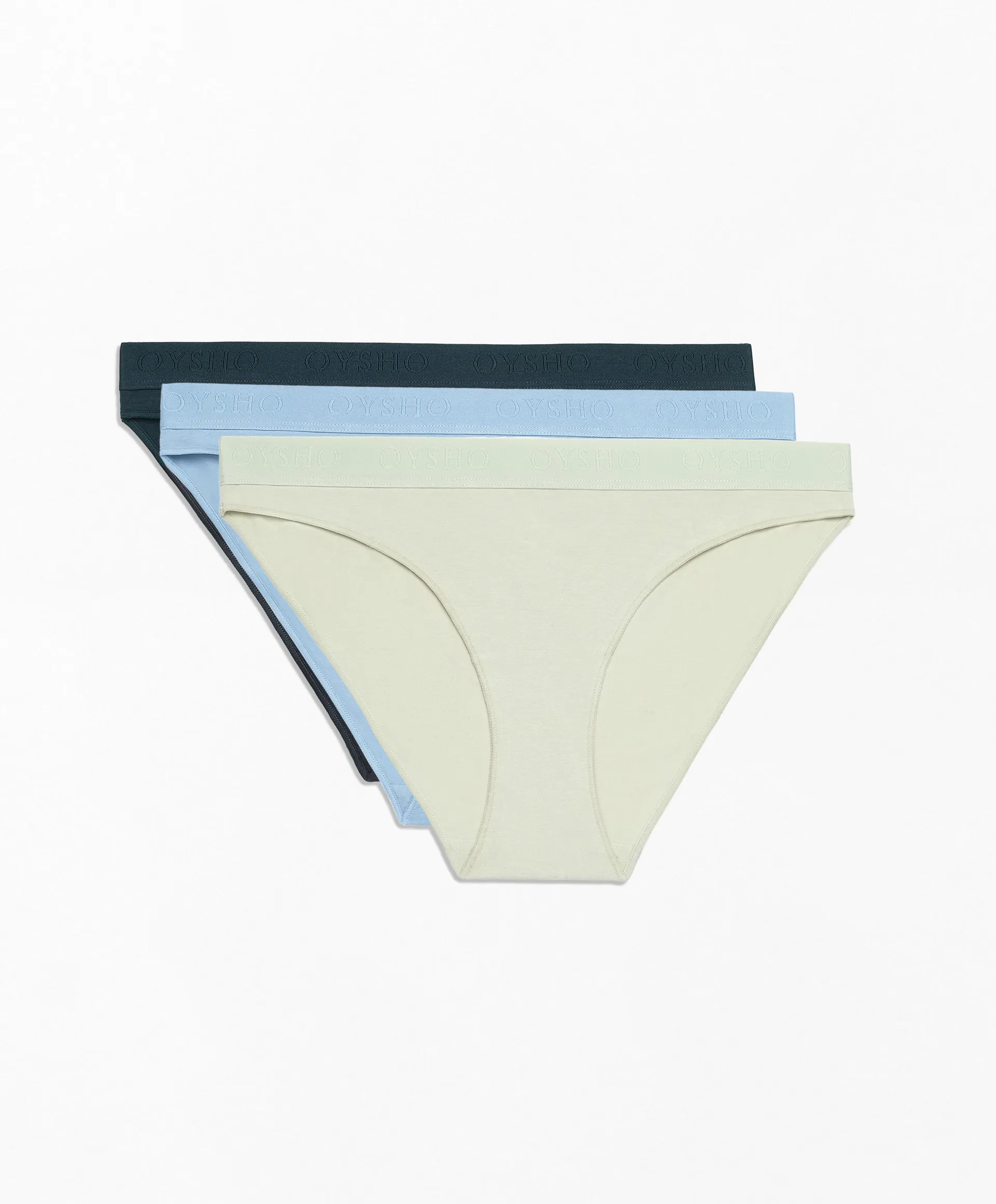 3 pantis clásicas mezcla algodón comfort logo