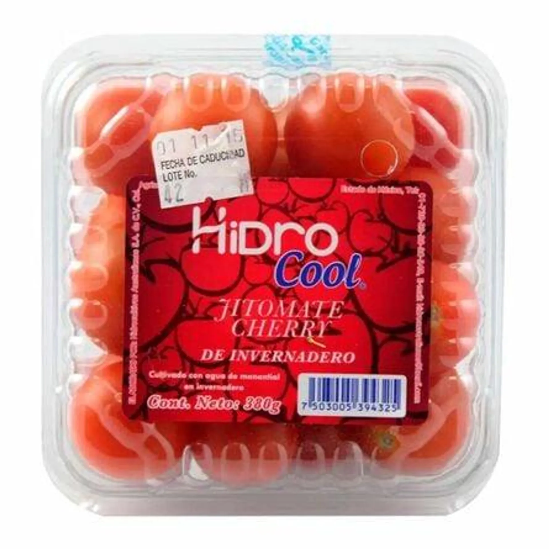 Jitomate Cherry Hidrocool 380 g