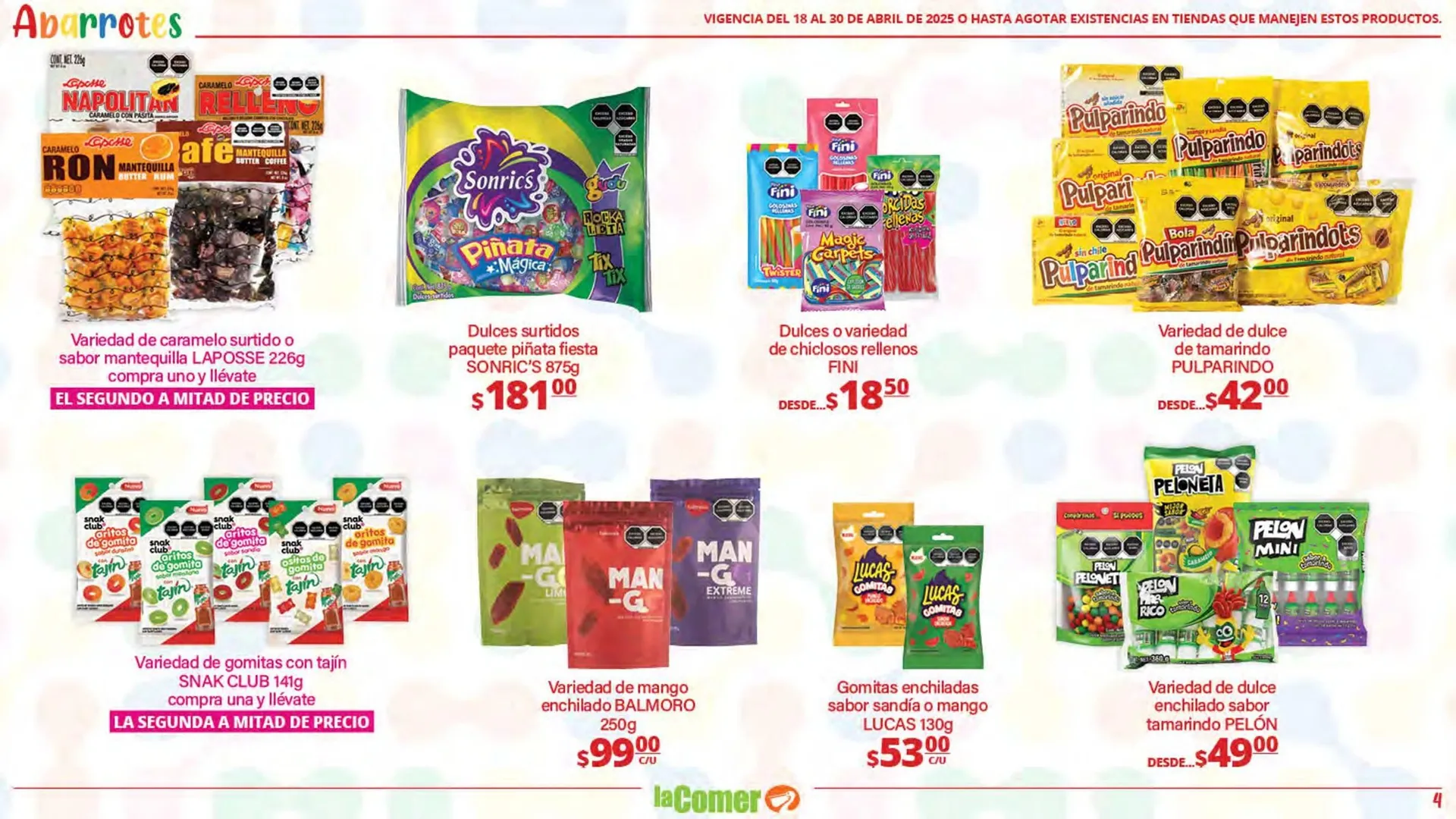 Catálogo de Catálogo La Comer 18 de abril al 30 de abril 2025 - Pagina 4