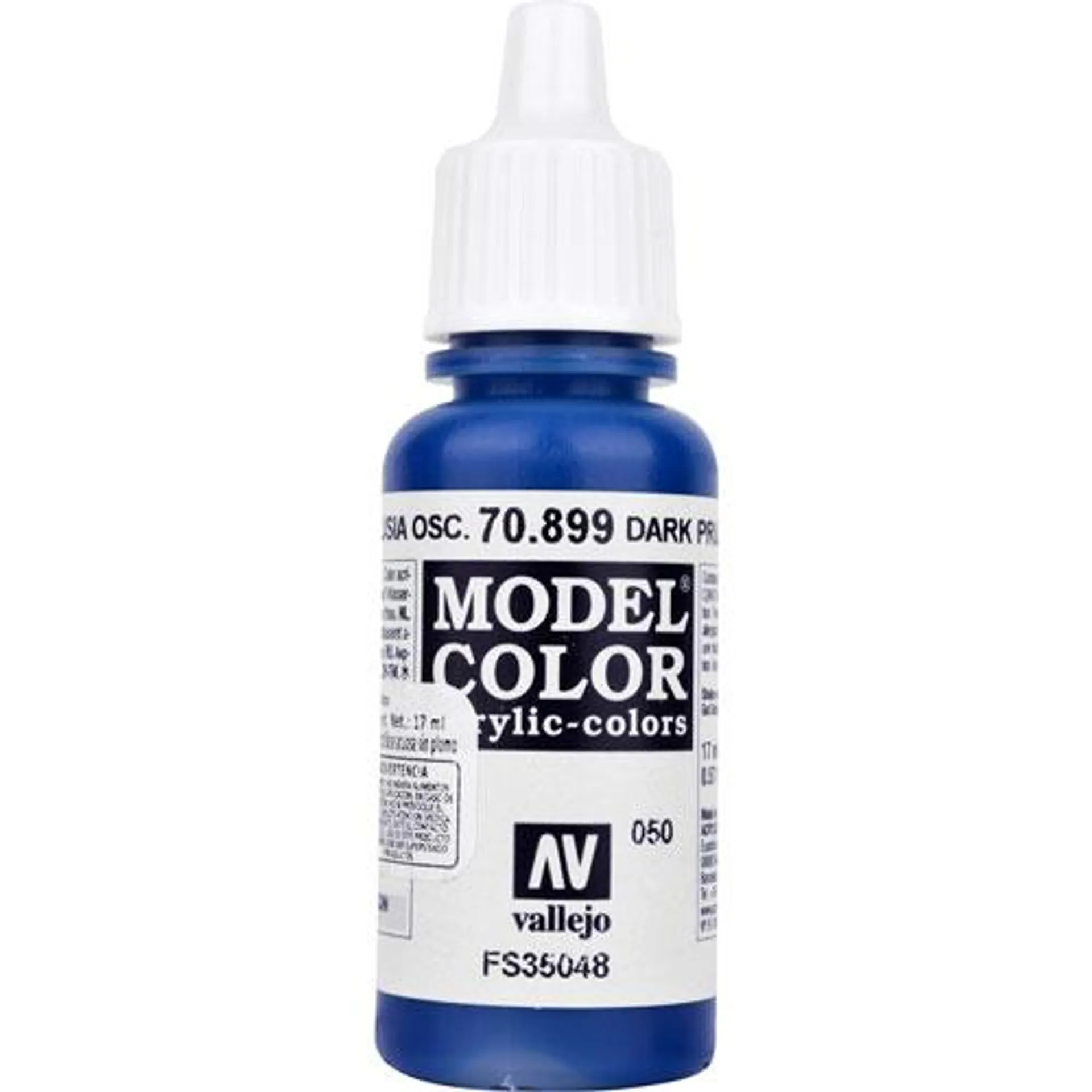 Pintura Acrilica Model Color 050 17ml azul Prusia oscuro #899