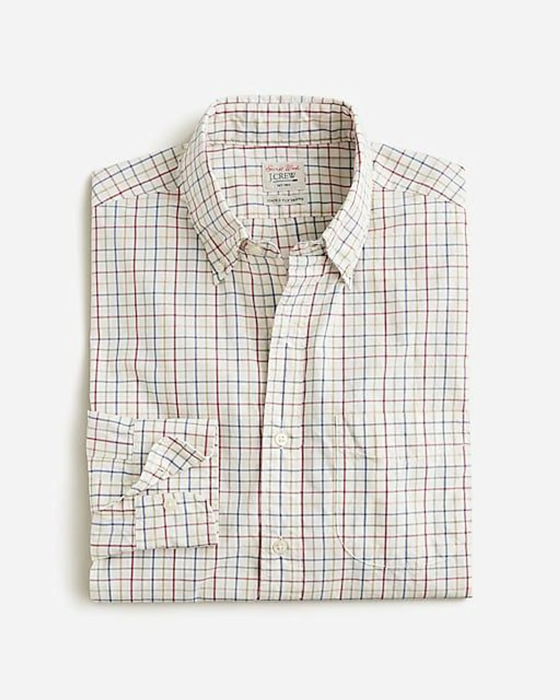 Secret Wash cotton poplin shirt