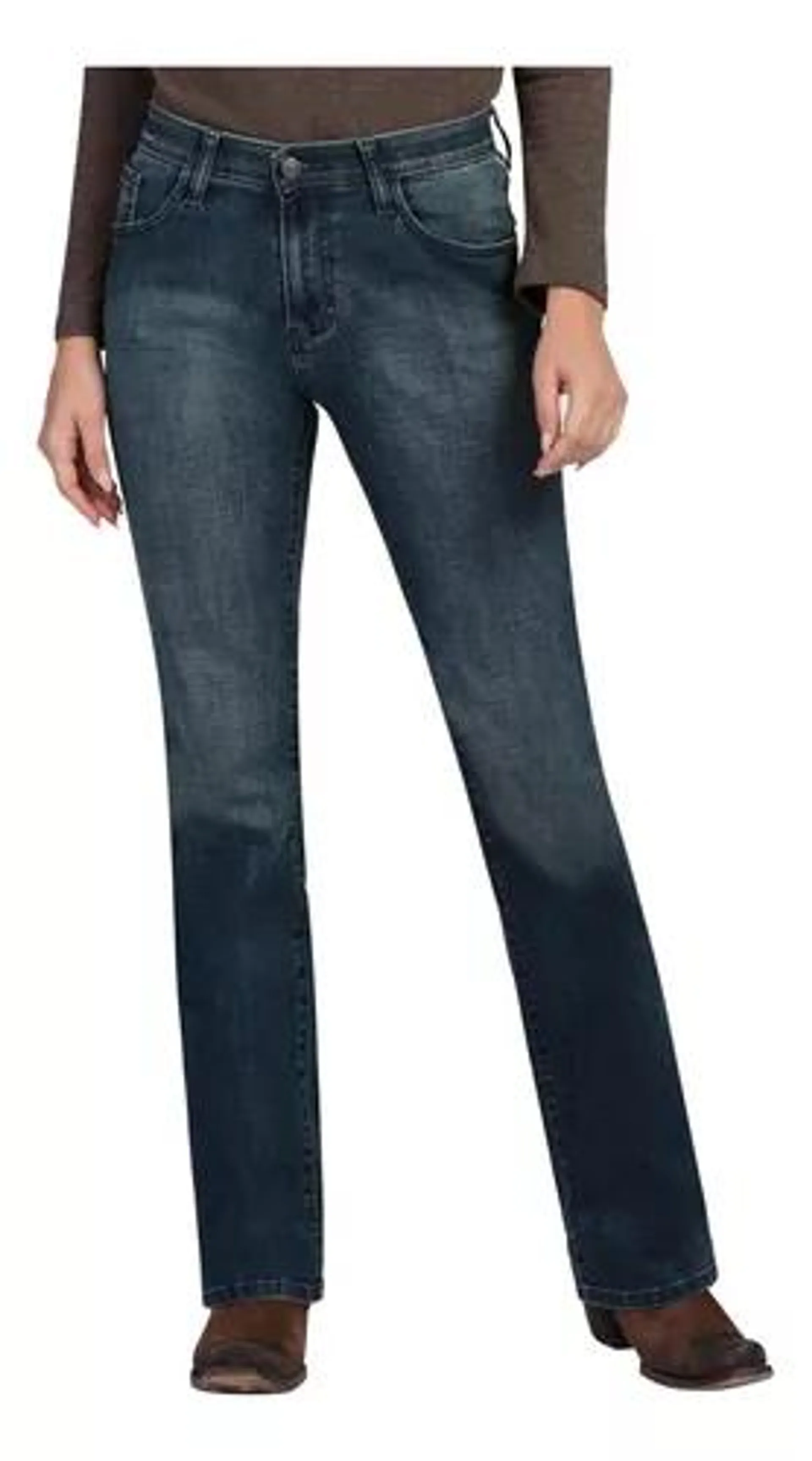 Pantalón Jeans High Rise Flare Wrangler Mujer 106