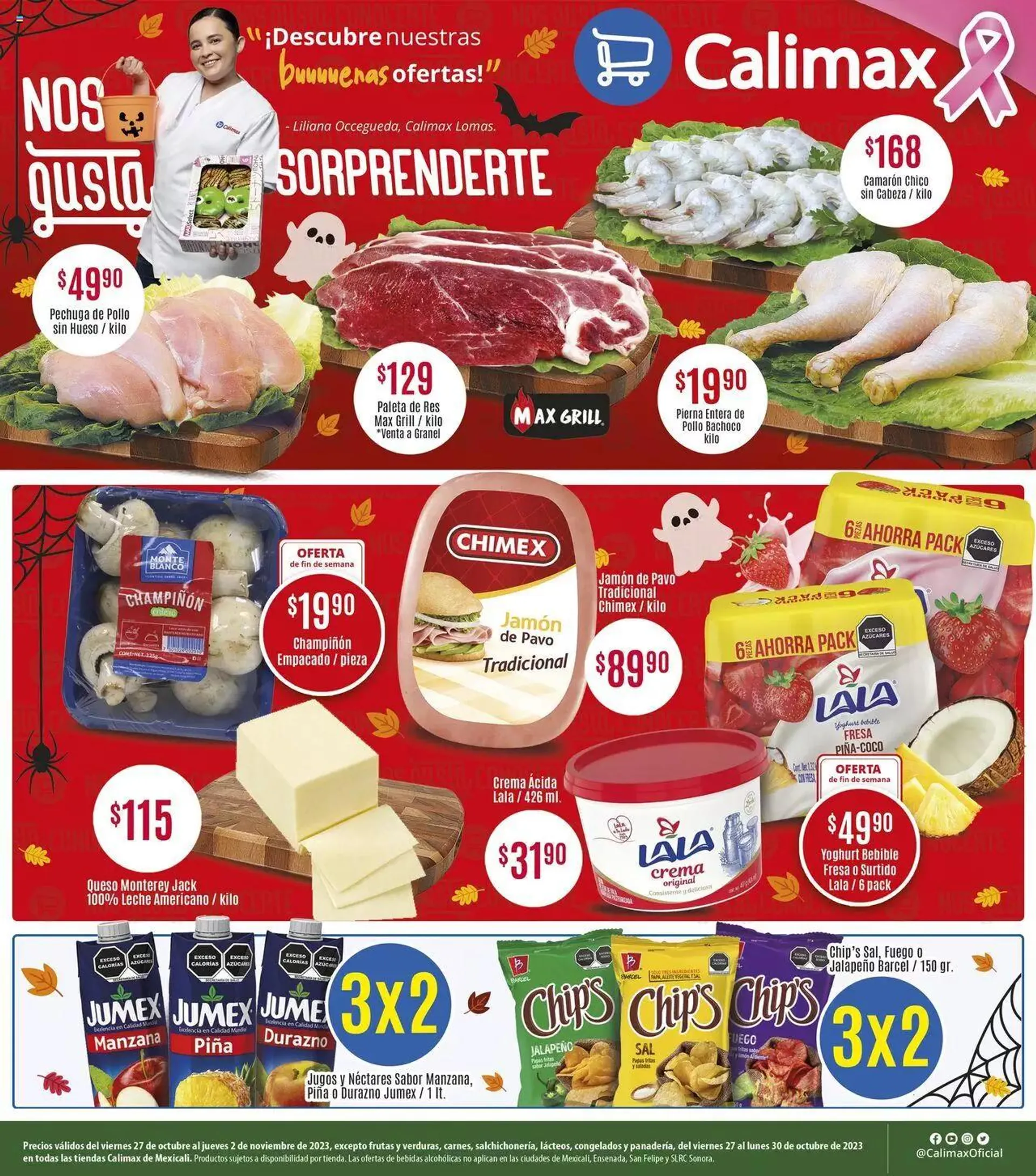Catálogo de Calimax Ofertas Ensenada 27 de octubre al 2 de noviembre 2023 - Pagina 1