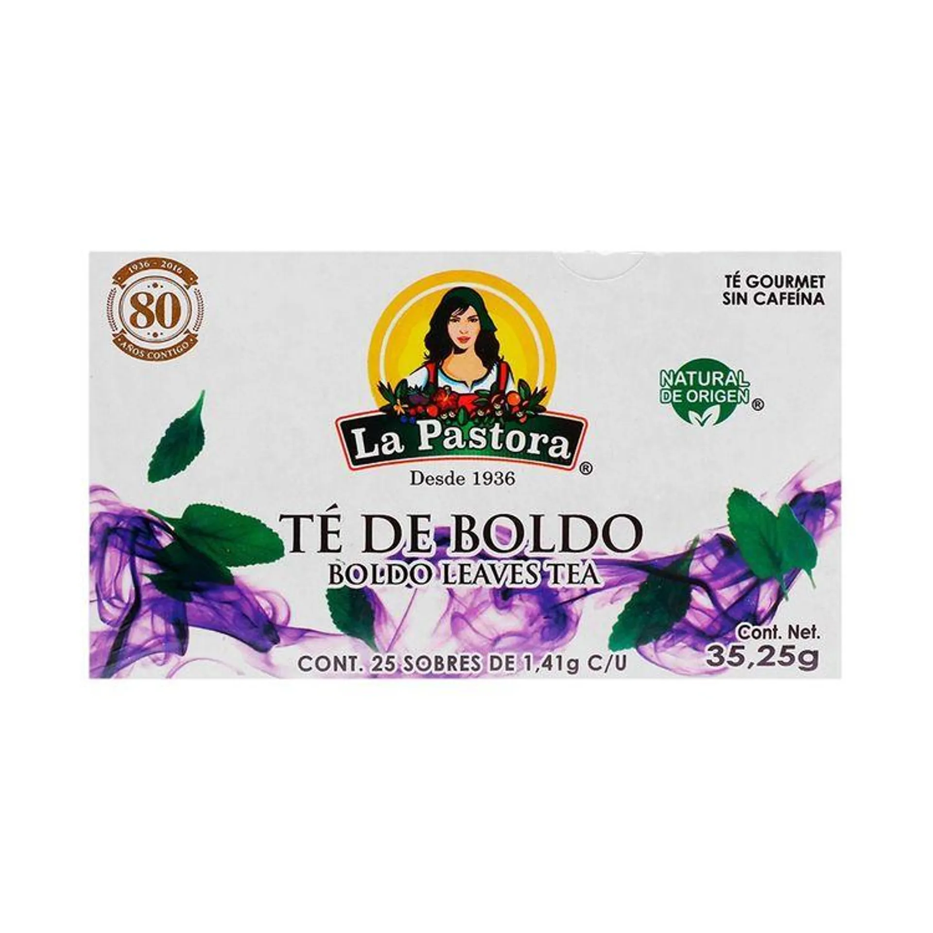 Té de Boldo 25 Sobres - La Pastora - 1 pieza