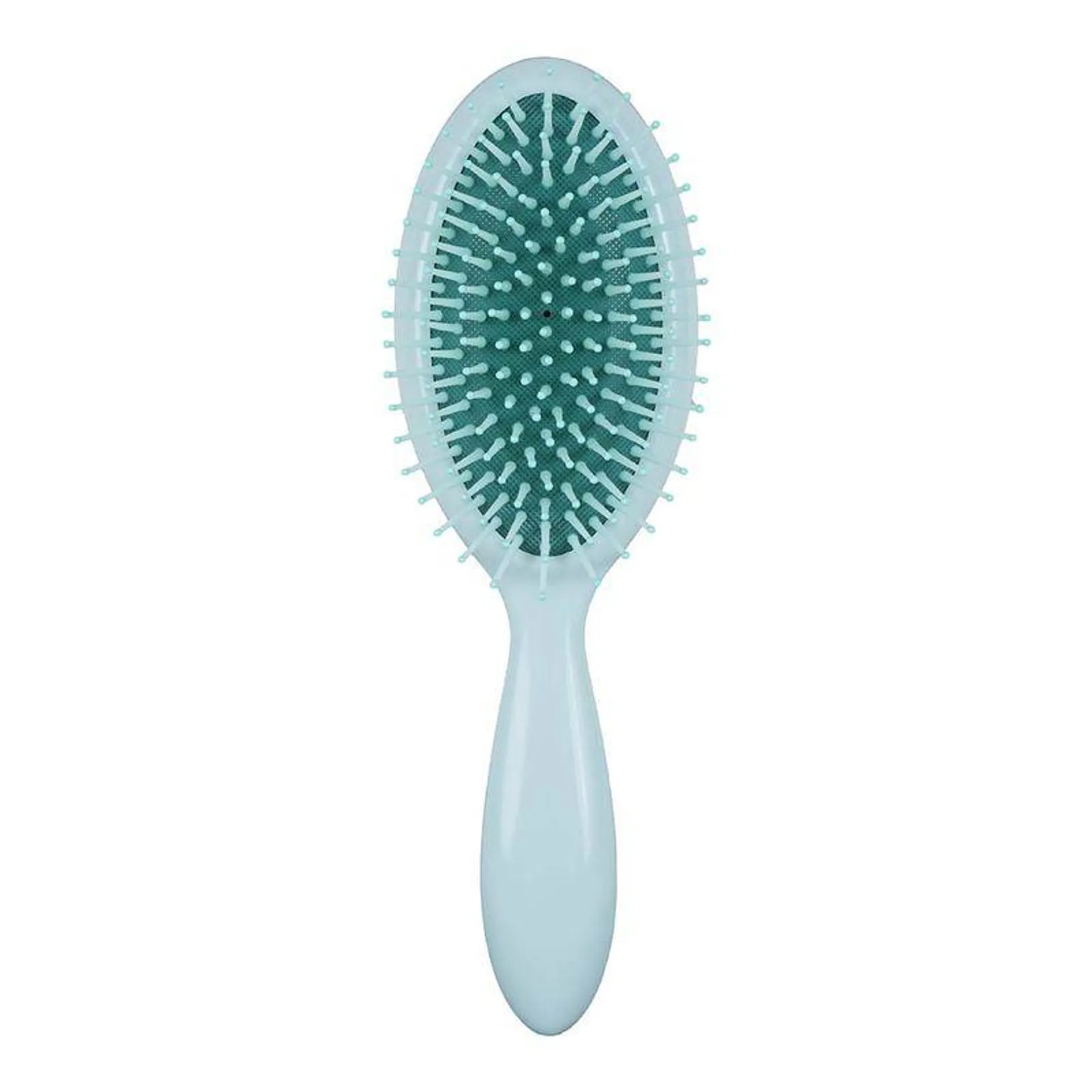 Cepillo Para Cabello Con Cojín Plástico Verde