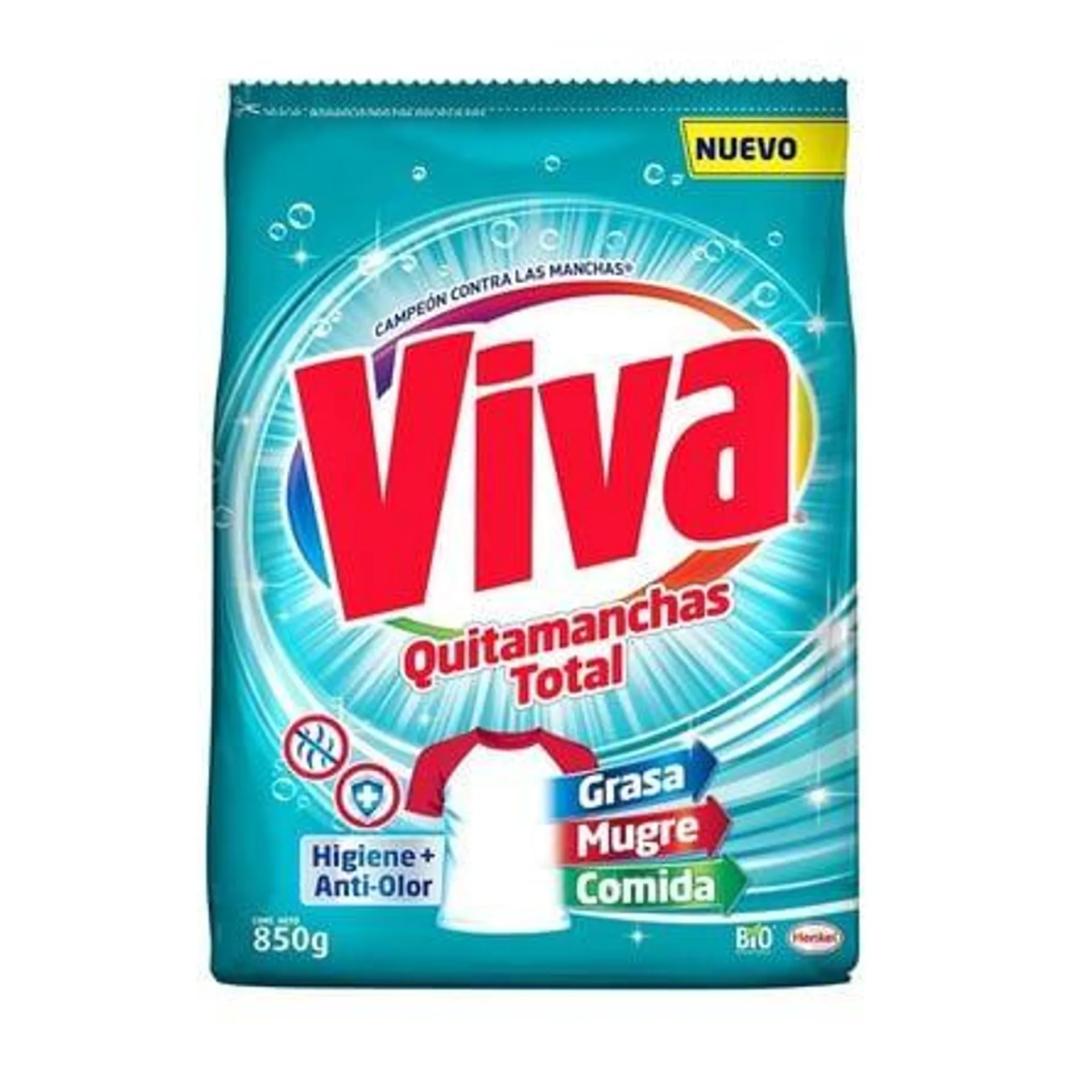 Detergente en polvo Viva Higiene 850g