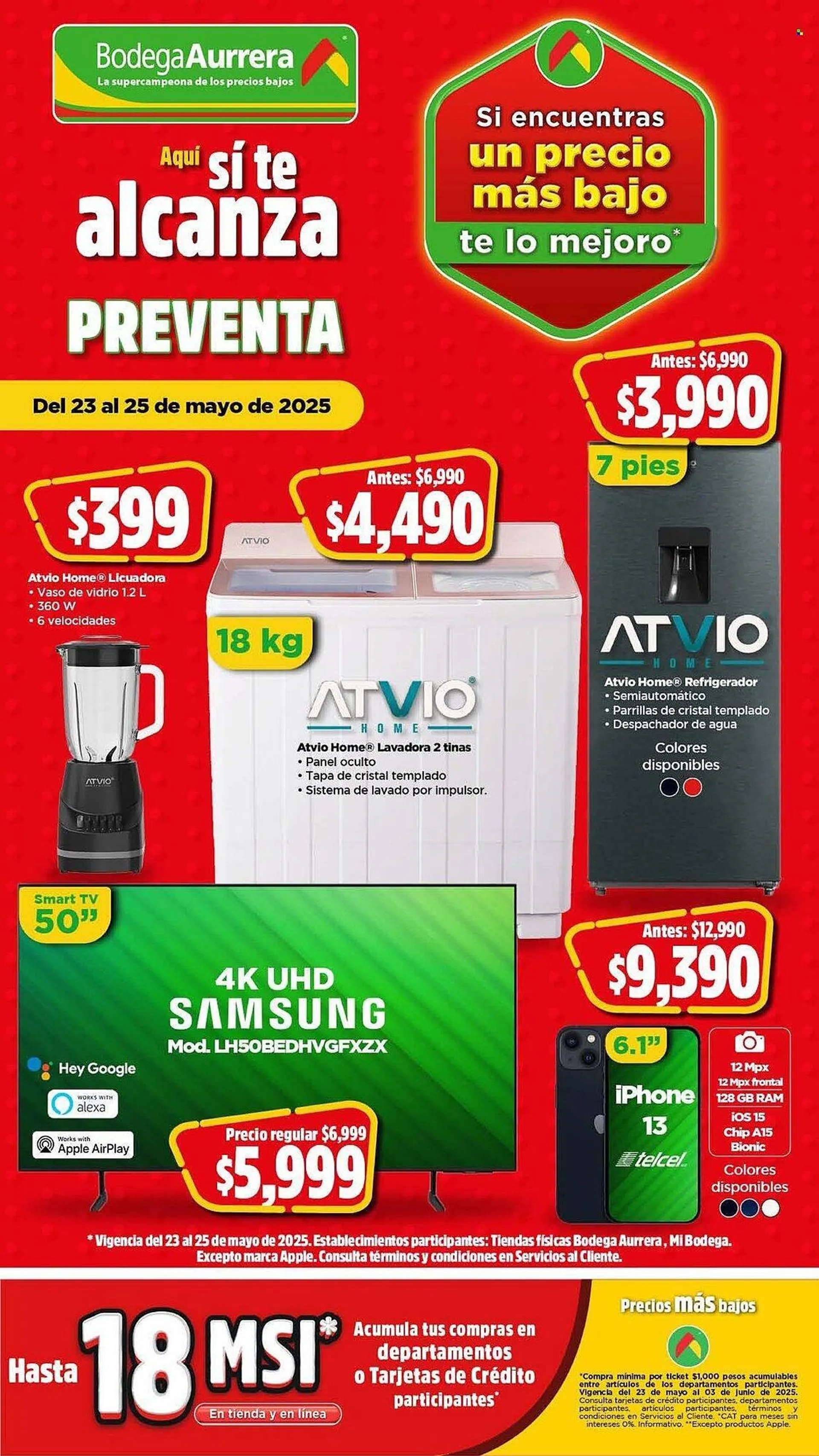 Catálogo de Catálogo Bodega Aurrerá 23 de mayo al 3 de junio 2025 - Pagina 1