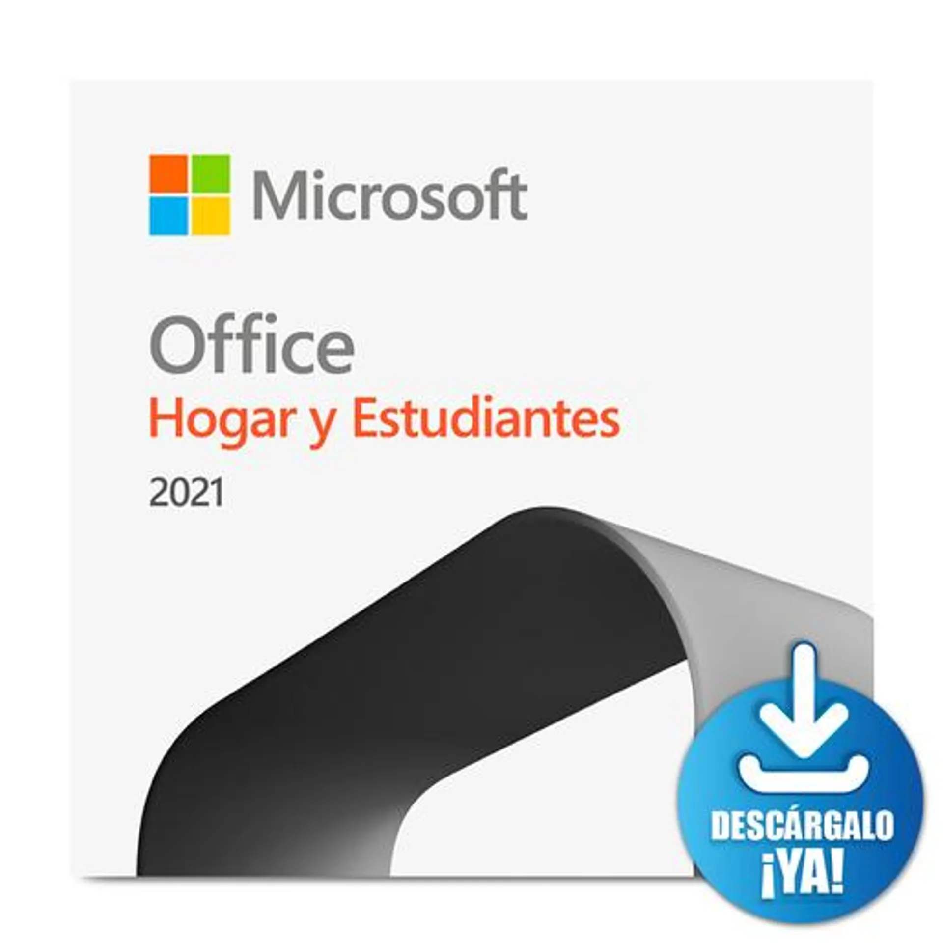 Microsoft Office Hogar y Estudiantes 2021 / 1 usuario / 1 dispositivo / PC / Laptop / Mac / Descargable