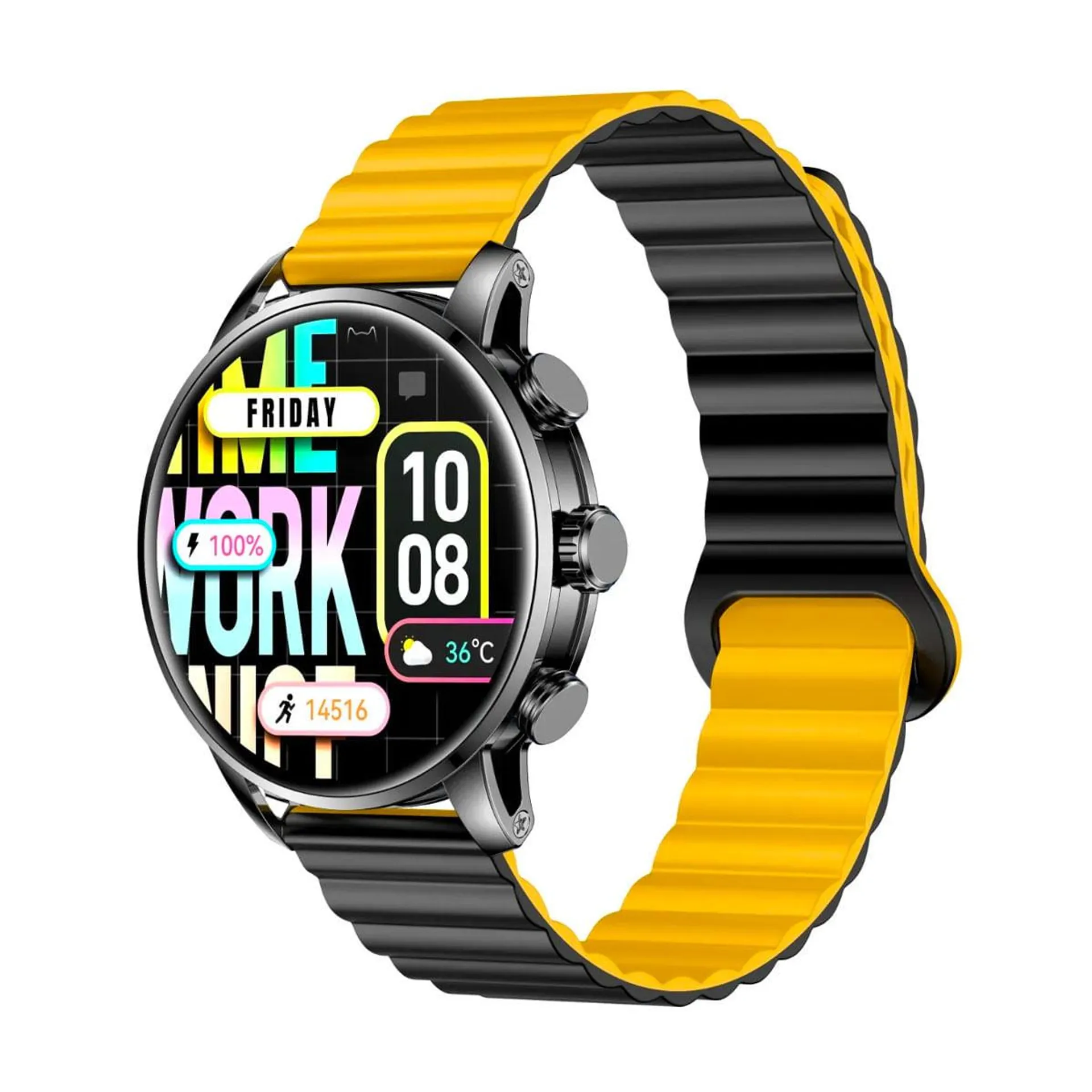 Kieslect Kr2 Smartwatch 1.43'' 100 Modos Deportivos Gun Black