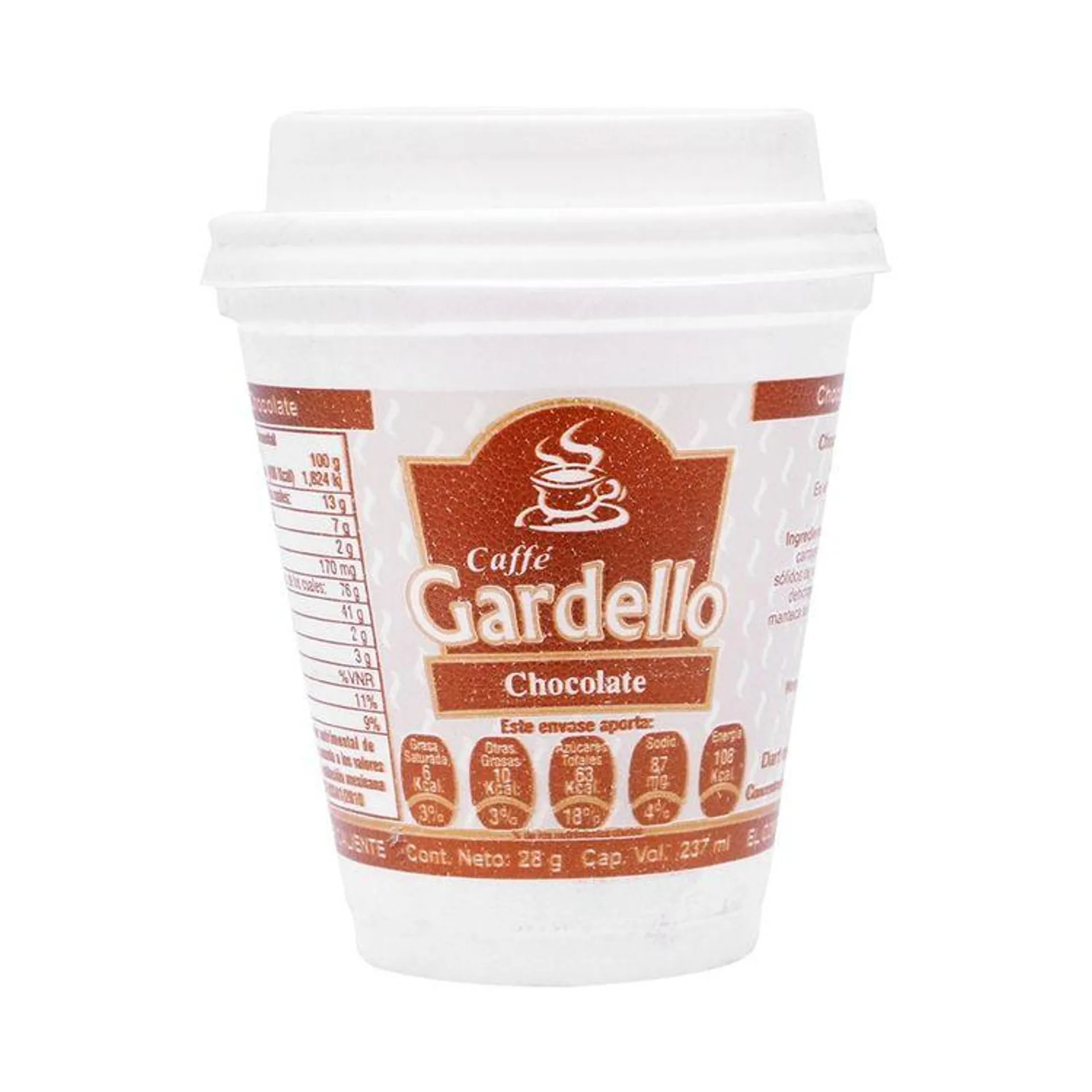 Café Chocolate 28grs - Gardello - 1 pieza