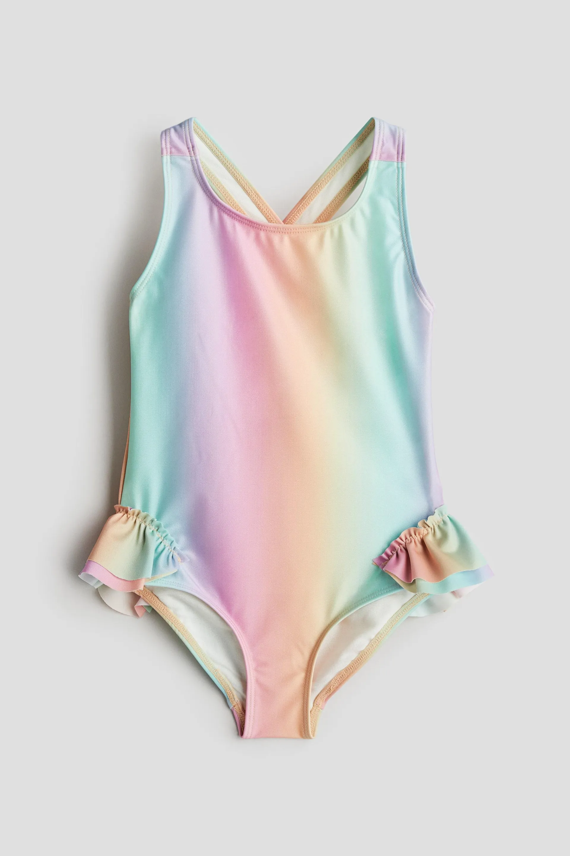 Traje de baño con olanes