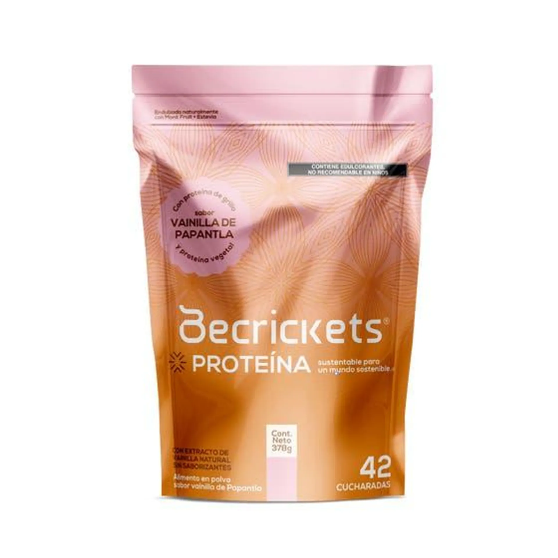 Proteína de grillo Becrickets Vainilla 378 gr