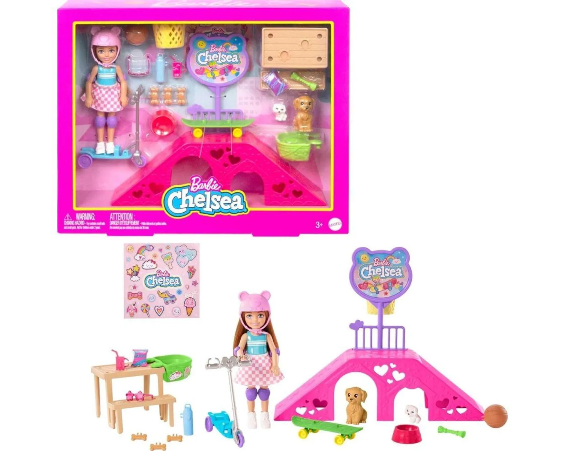 Barbie Chelsea Doll & Skate Park