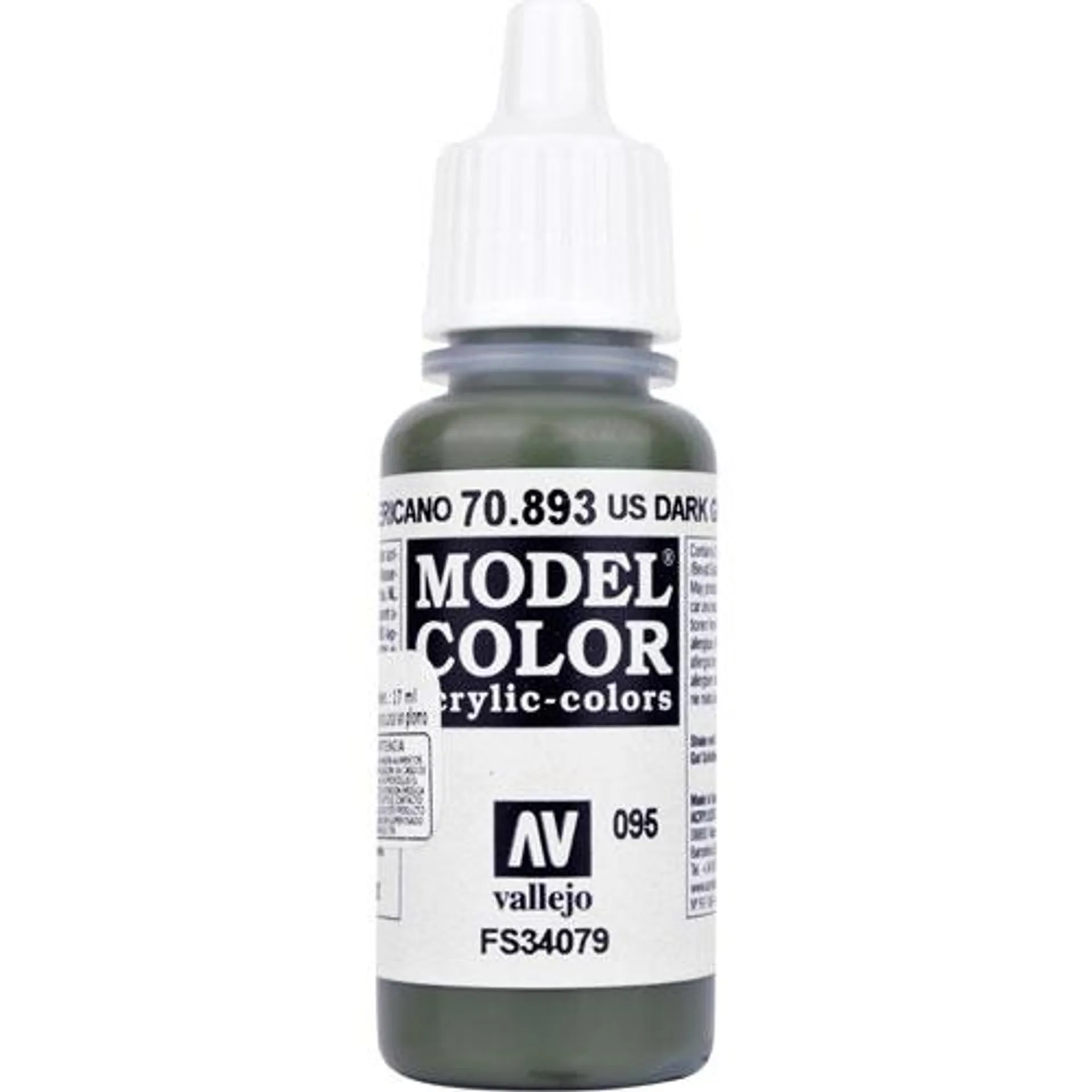 Pintura Acrilica Model Color 095 17ml verde Americano #893