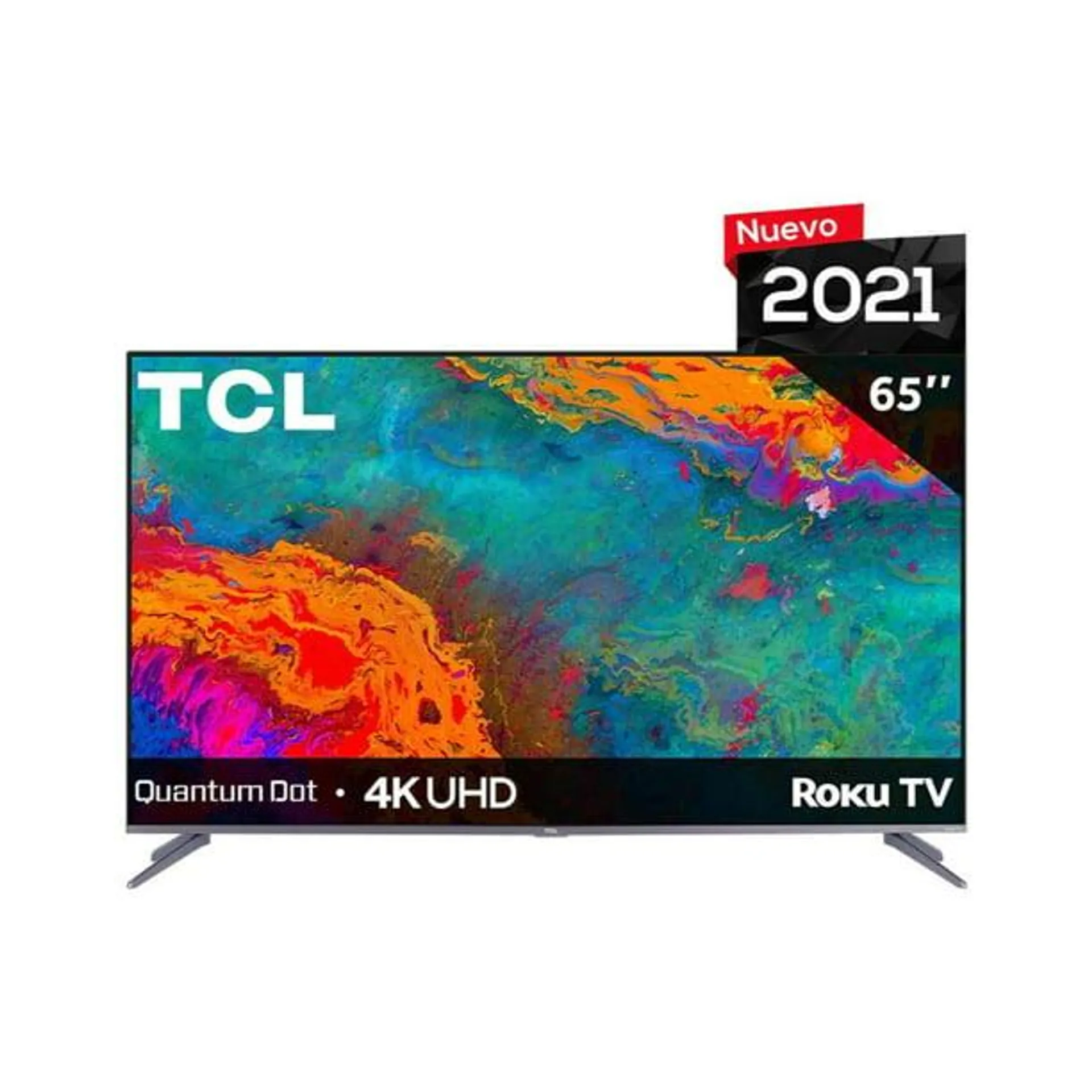 Tv 65 Pulgadas TCL Smart TV UHD 4K 65S647-MX Roku TV Led