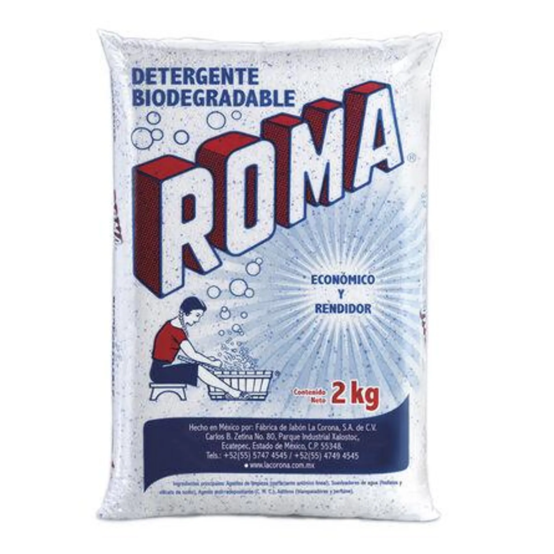 Detergente en Polvo Multiusos Roma 2 kg