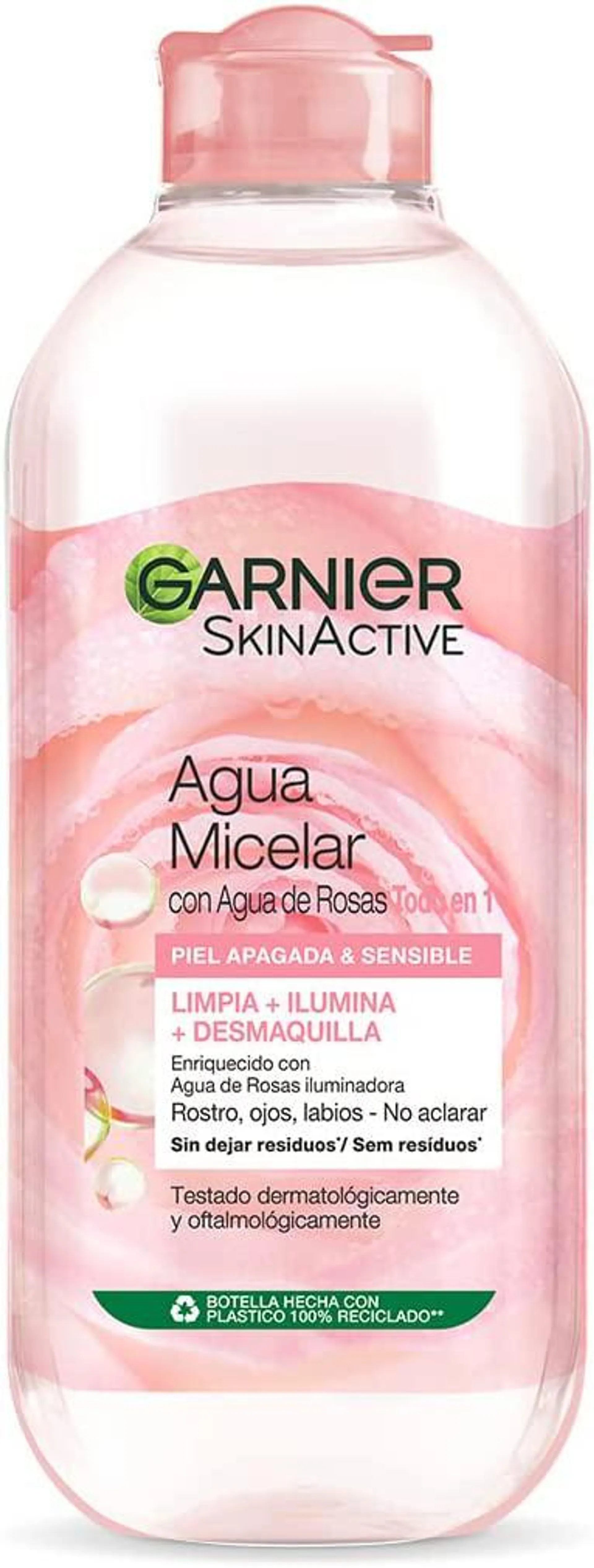 MICELAR AGUA DE ROSAS 400ML - GARNIER SKIN ACTIVE