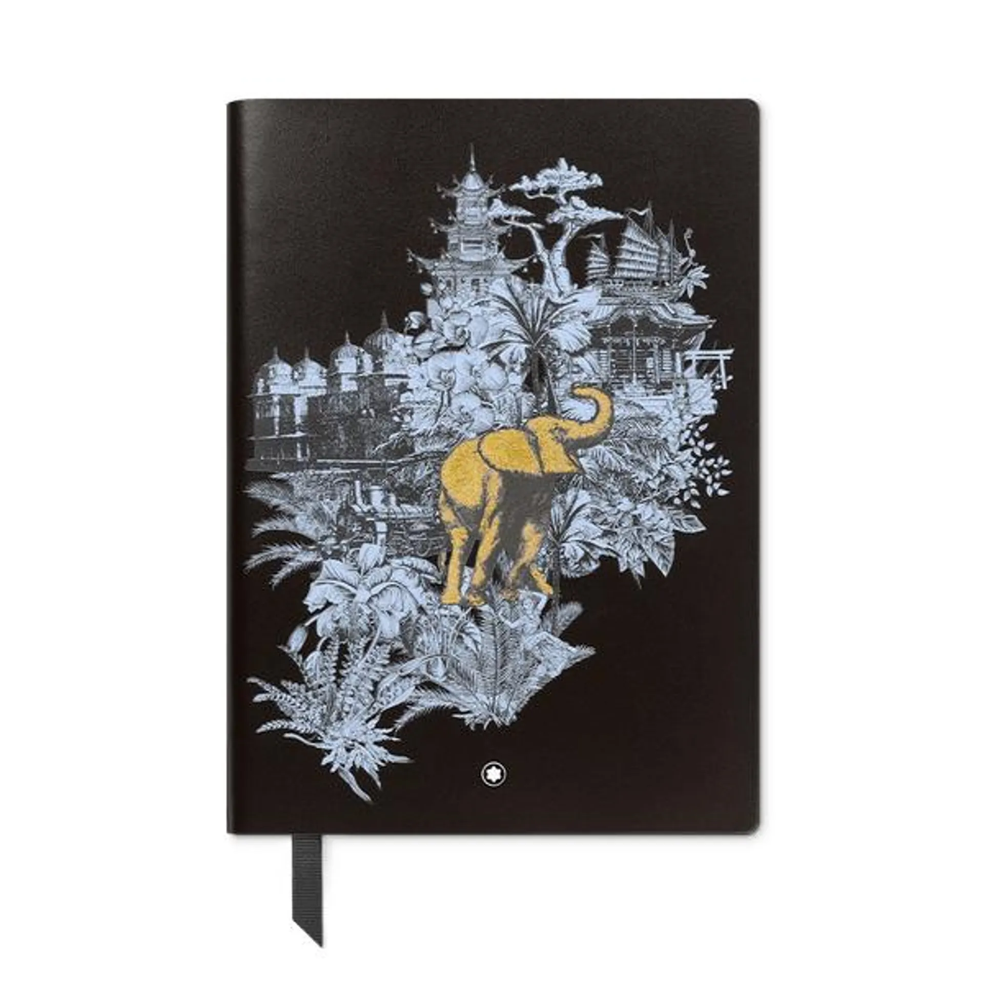 Cuaderno #163 mediano, marrón, con líneas, Meisterstück Around the World in 80 Days