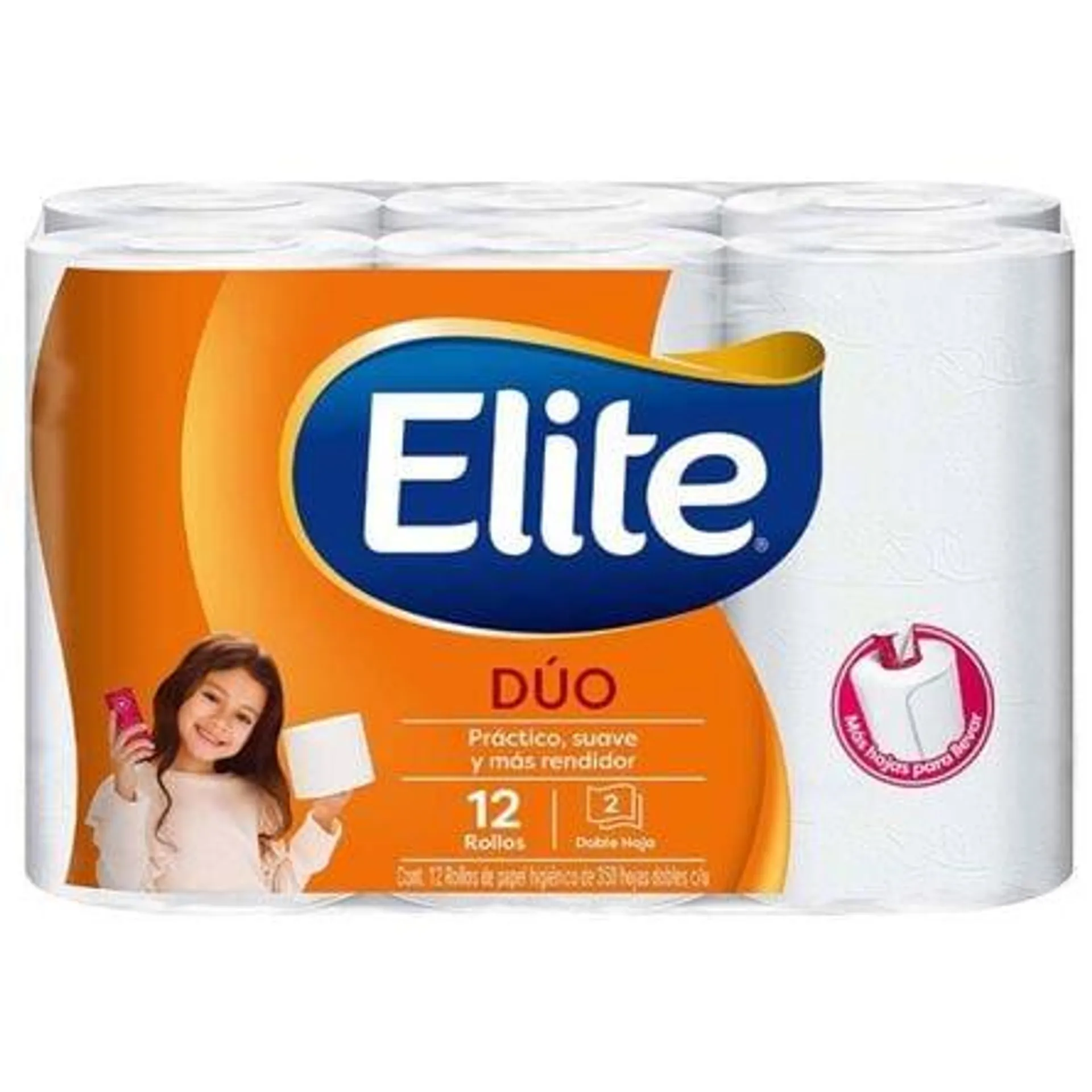 Papel Higiénico Elite Dúo 12 Rollos