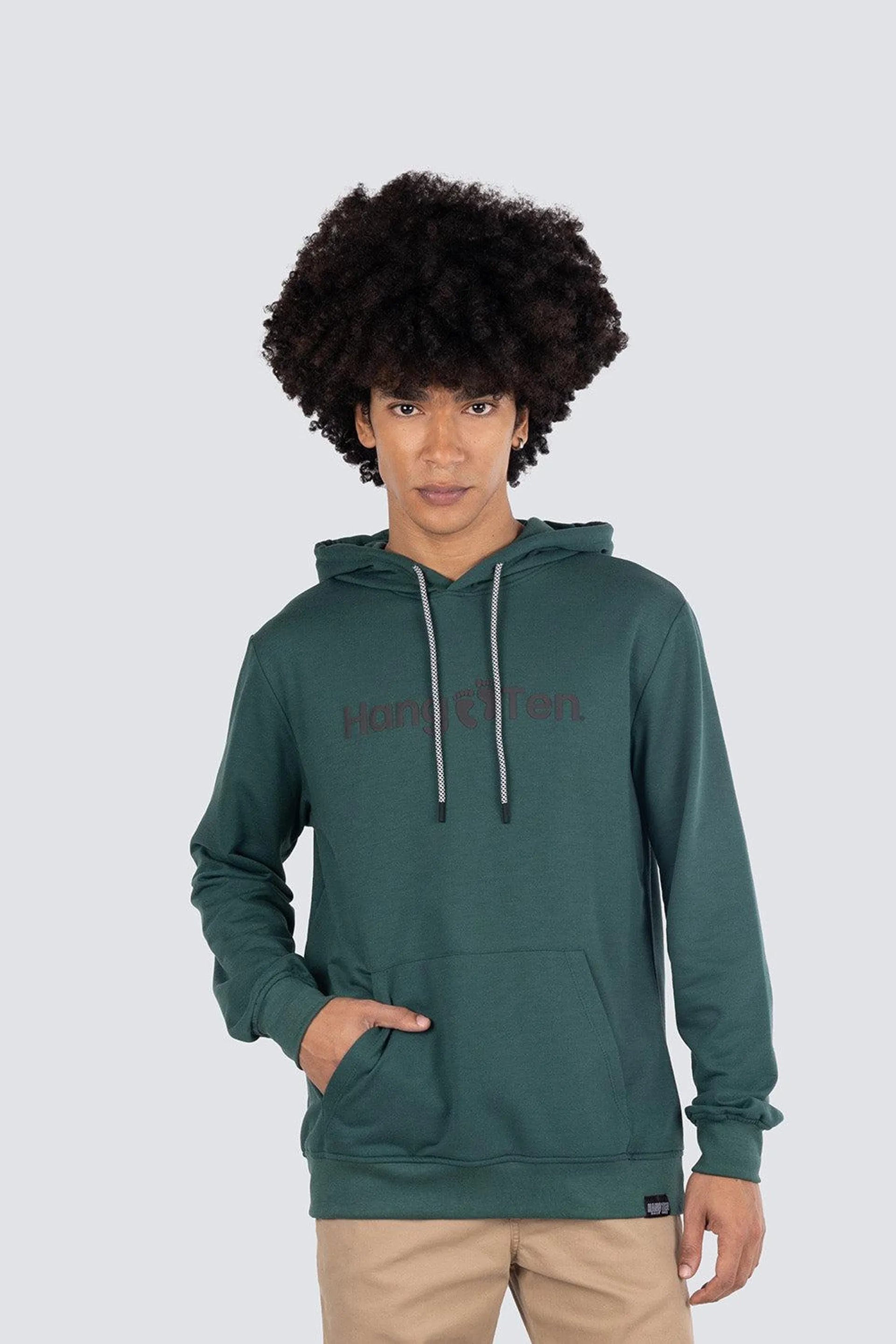 Sudadera cerrada con estampado