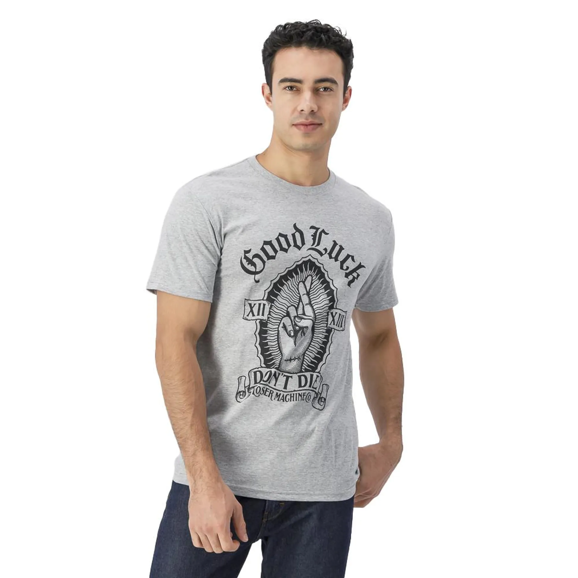 Playera Hummo Hombre Estampado Good Luck