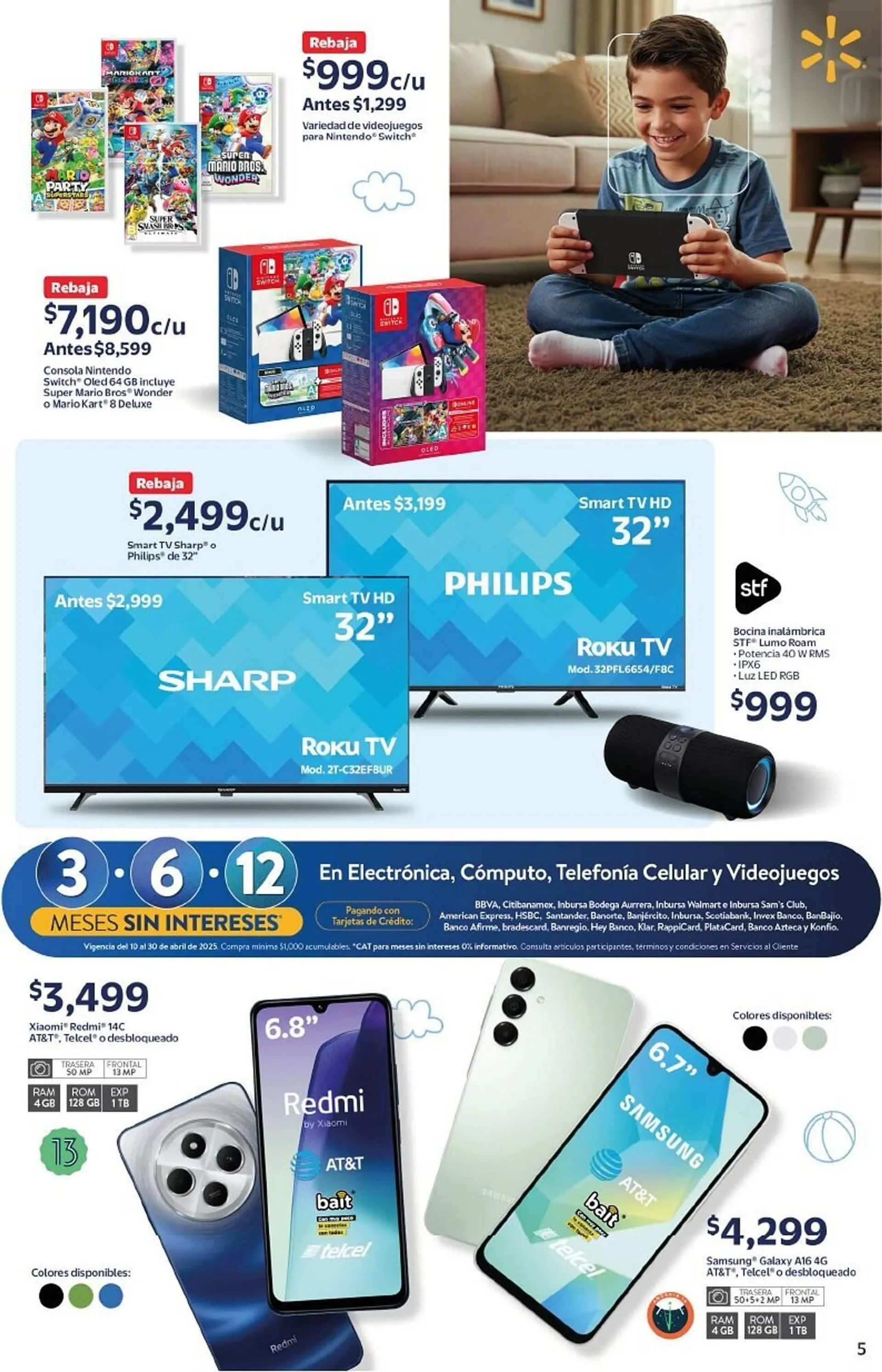 Catálogo de Catálogo Walmart 15 de abril al 30 de abril 2025 - Pagina 5