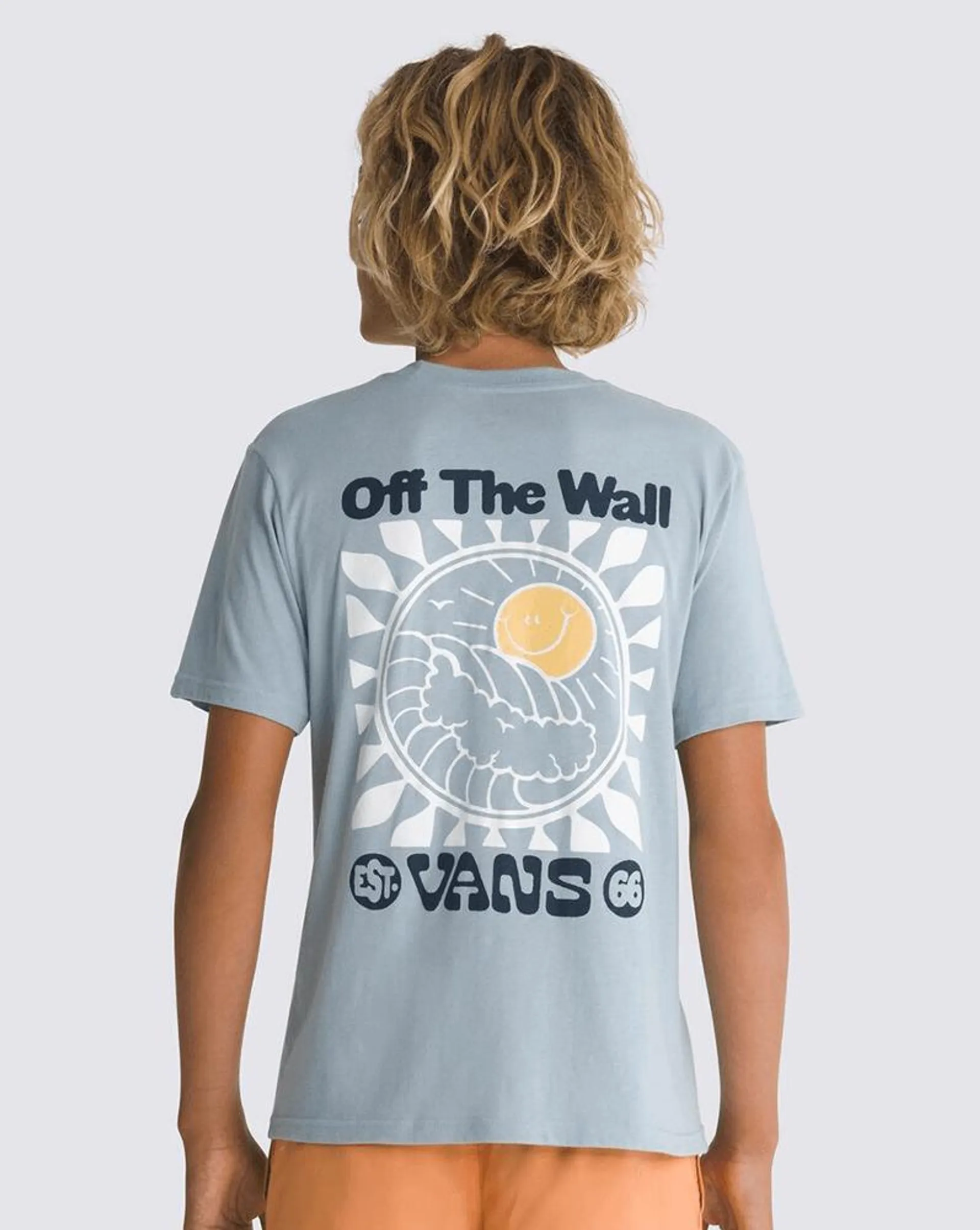 Playeras Rise And Shine Ss Azul