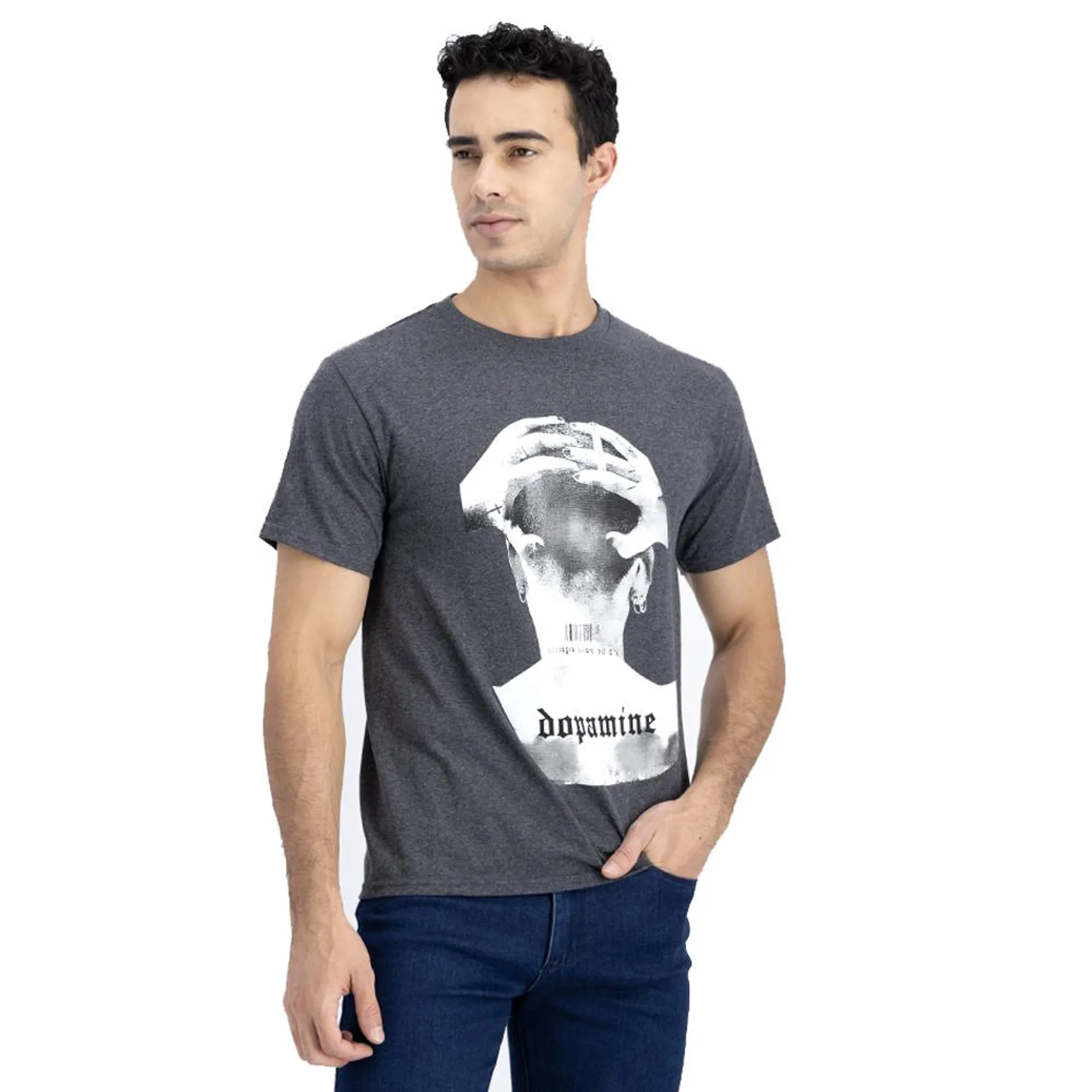 Playera Hummo Hombre Juvenil Estampado Dopamine